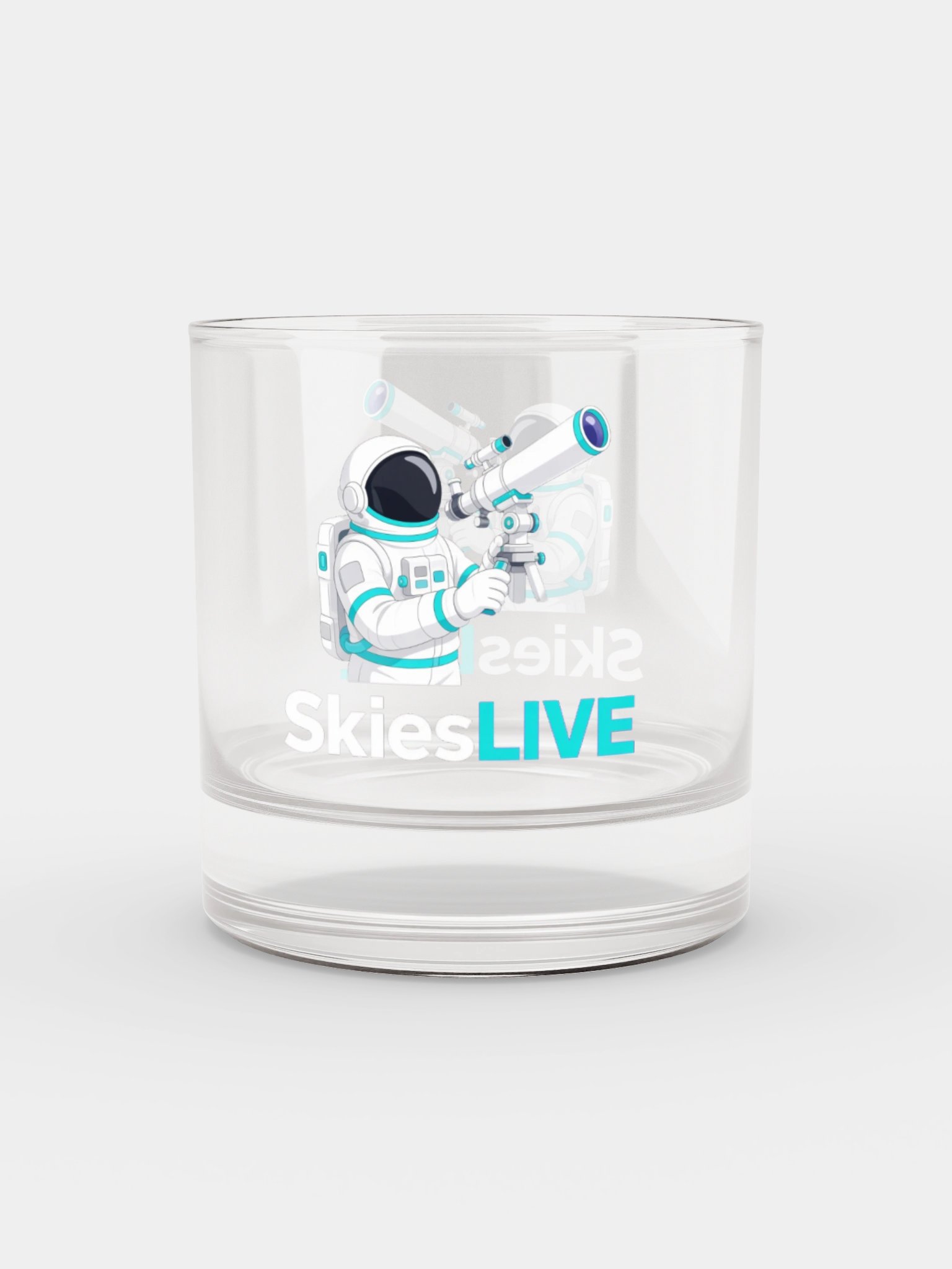 SkiesLIVE Astronaut Rocks Glass product image (2)