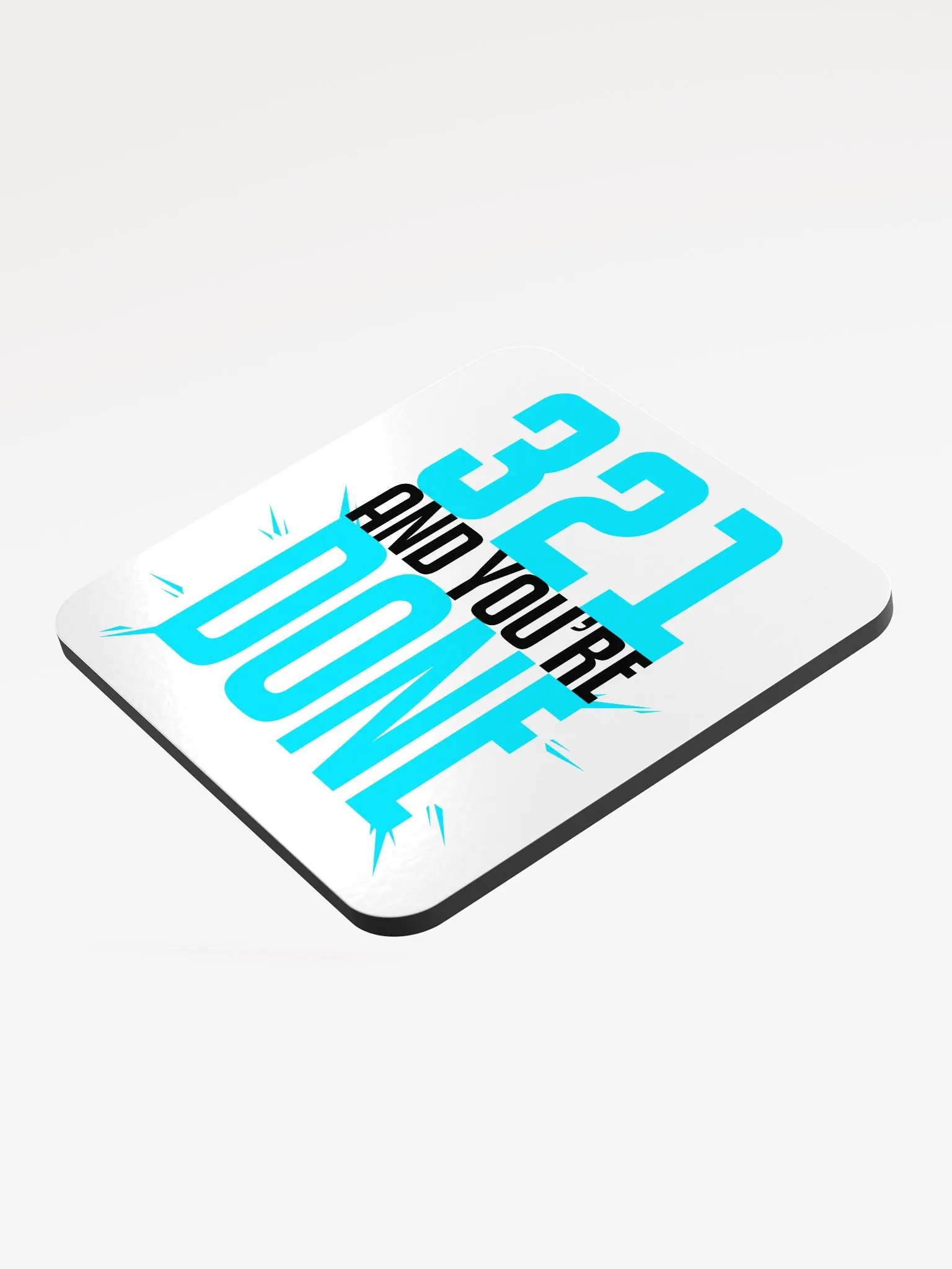 'DONE' Blue Light Coaster product image (3)