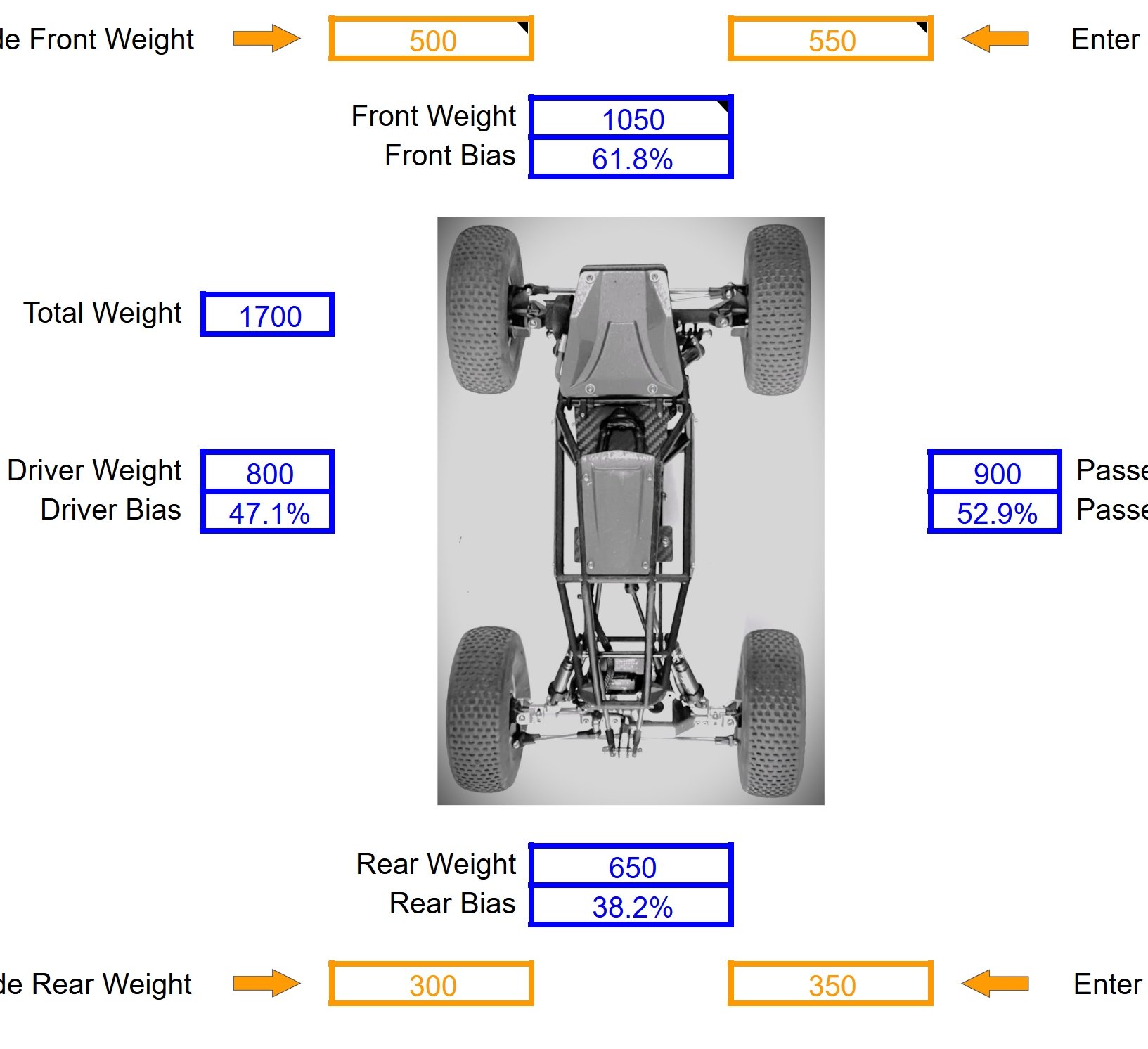 Vehicle Calculators - Center of Gravity, Overdrive, Spring Rate, Gearing... product image (4)