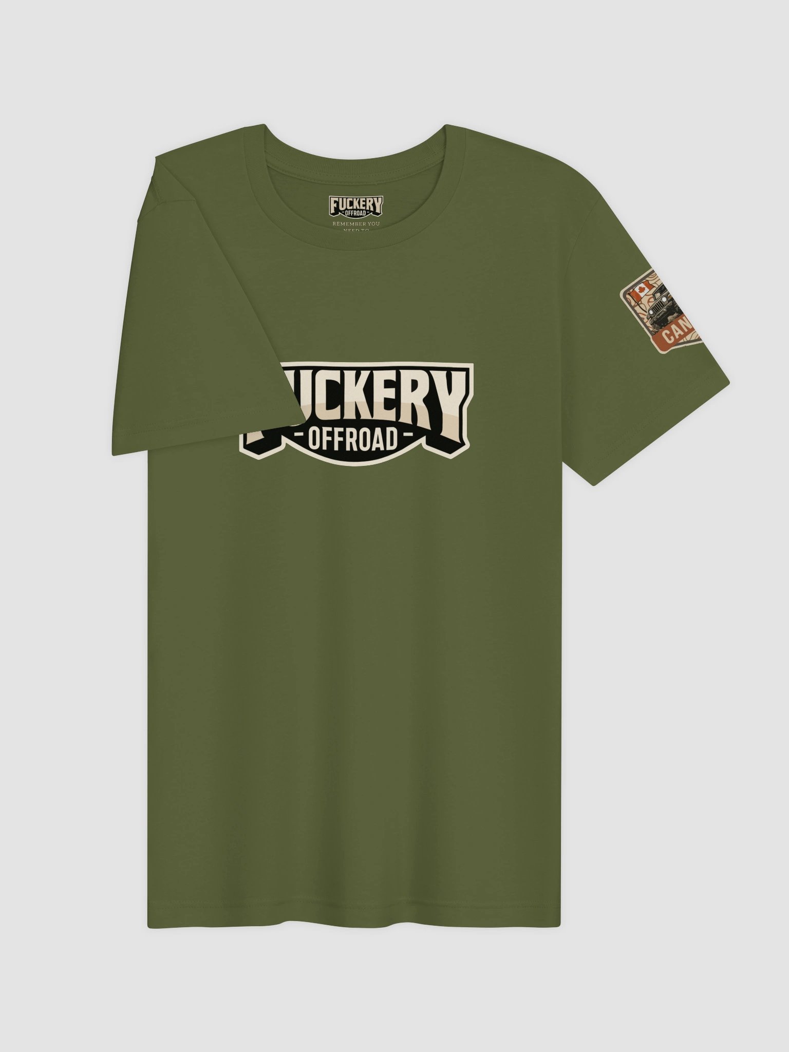 Unisex t-shirt with Fuckery Text Logo and unauthorized definition (Dark colours) product image (65)