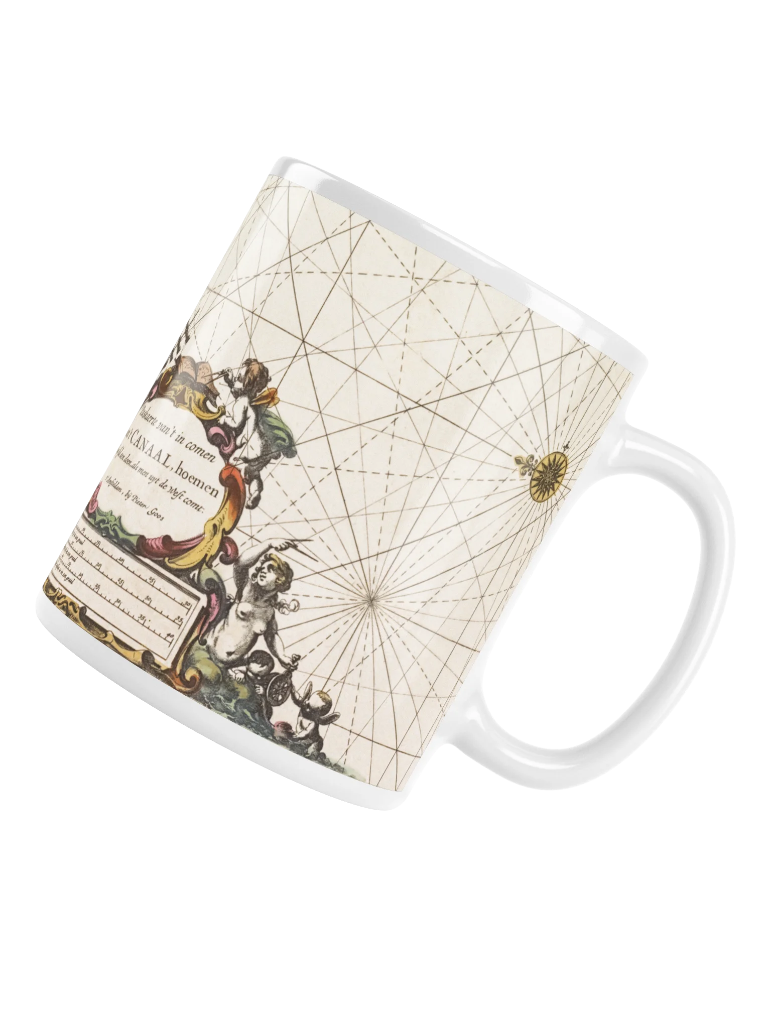 Vintage Nautical Map Mug product image (6)
