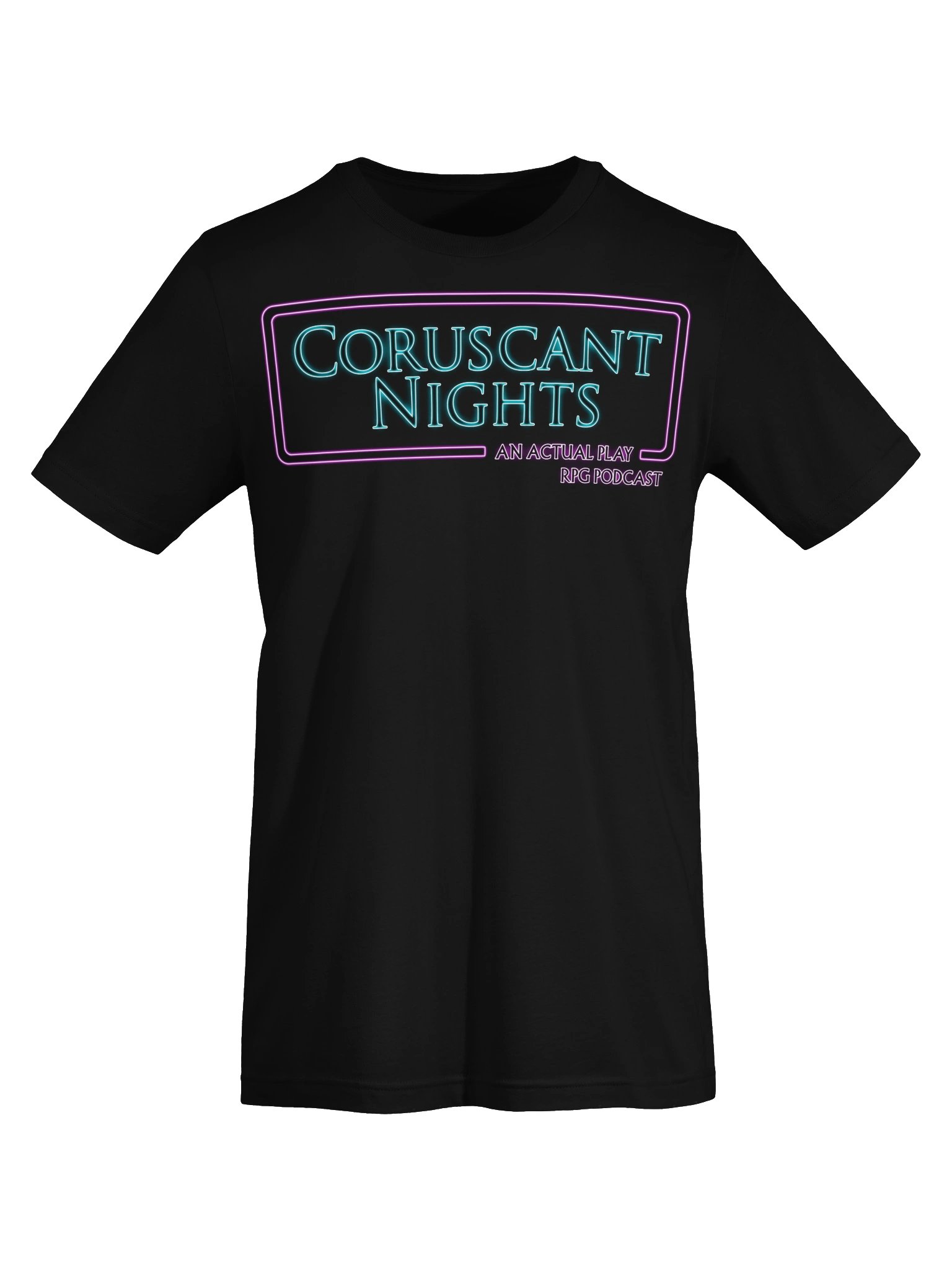 Coruscant Nights – Neon Logo Tee product image (5)