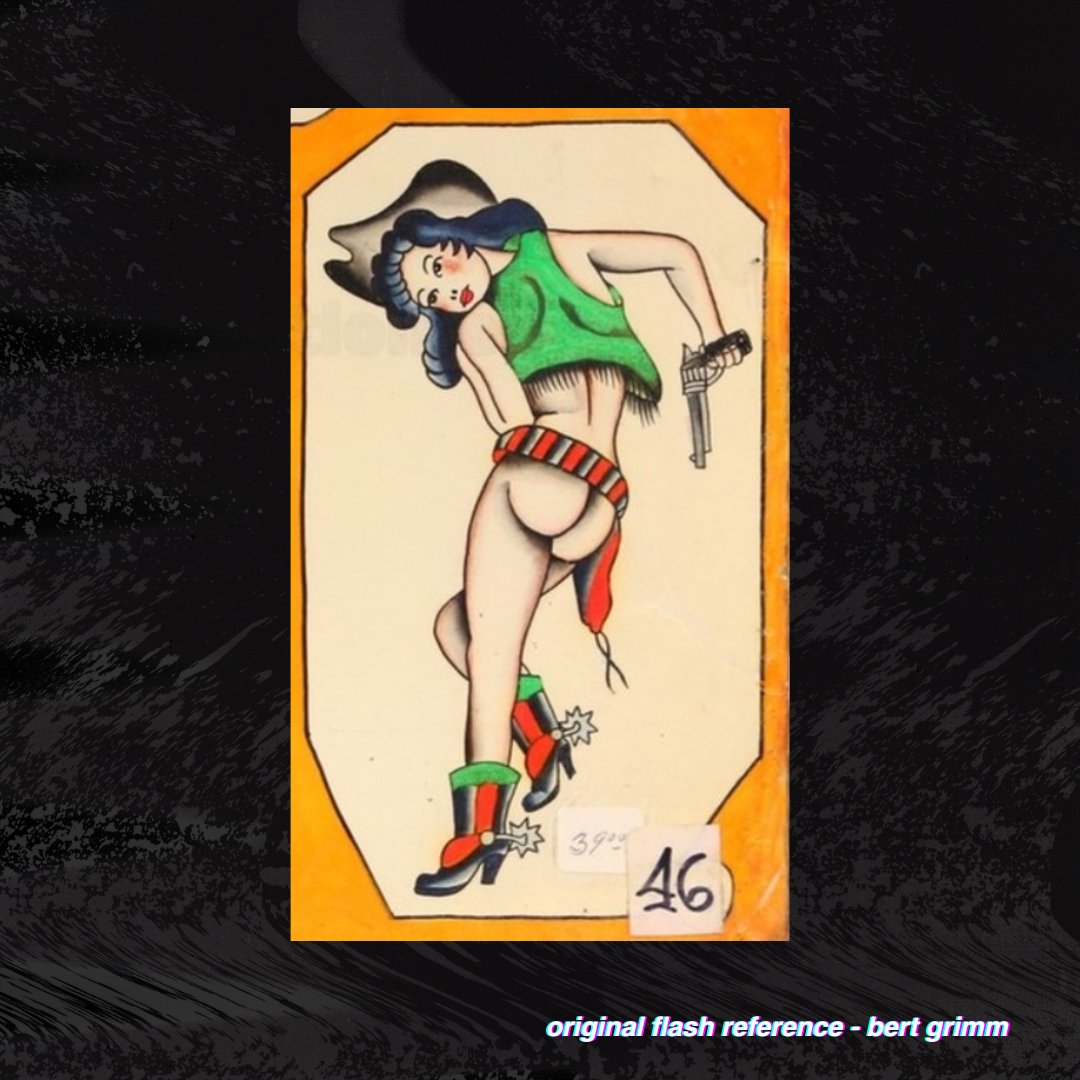 Bert Grimm Cowgirl Pin Up Christmas Stocking Pattern Set product image (5)