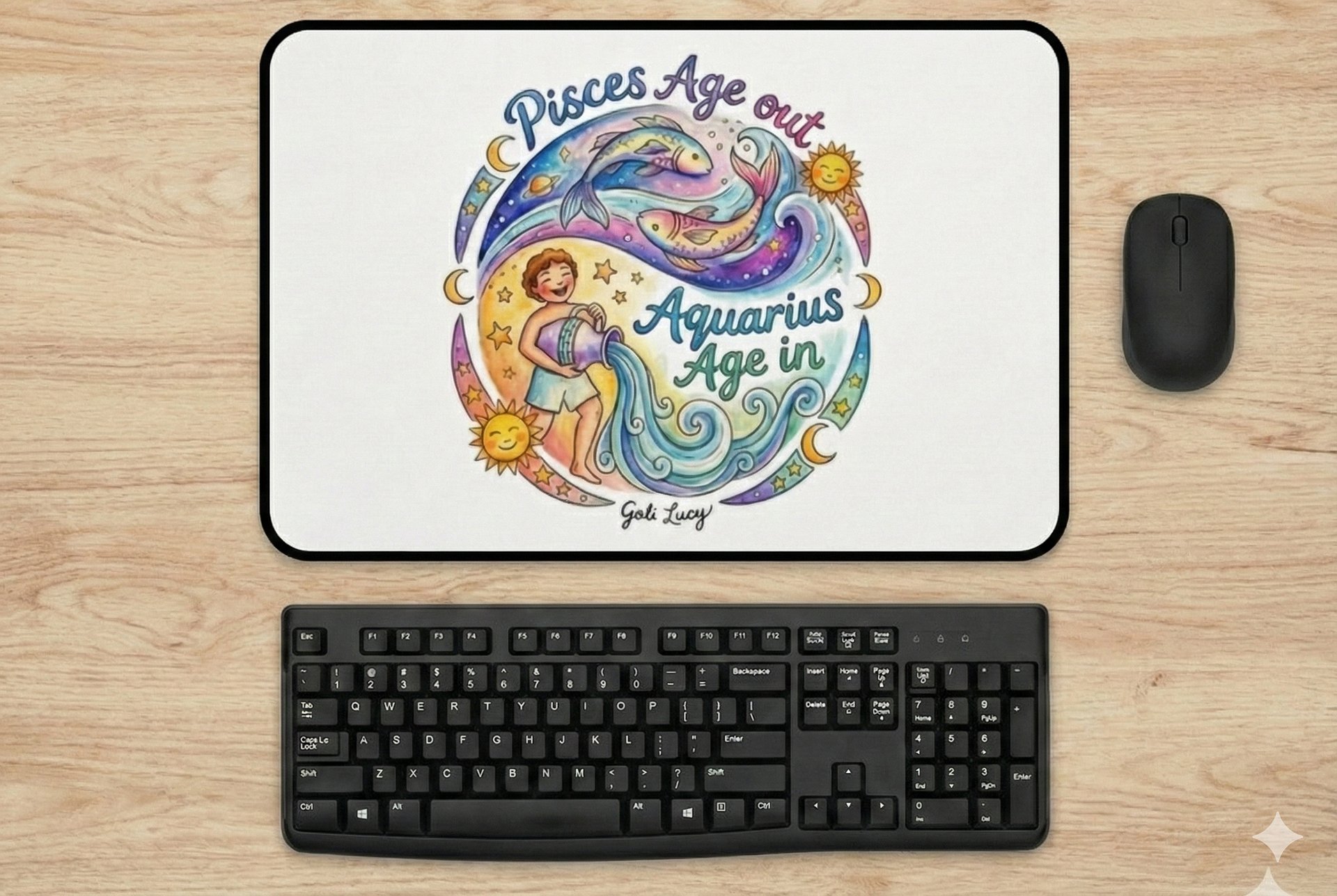 Aquarius Age Desk Mat product image (1)