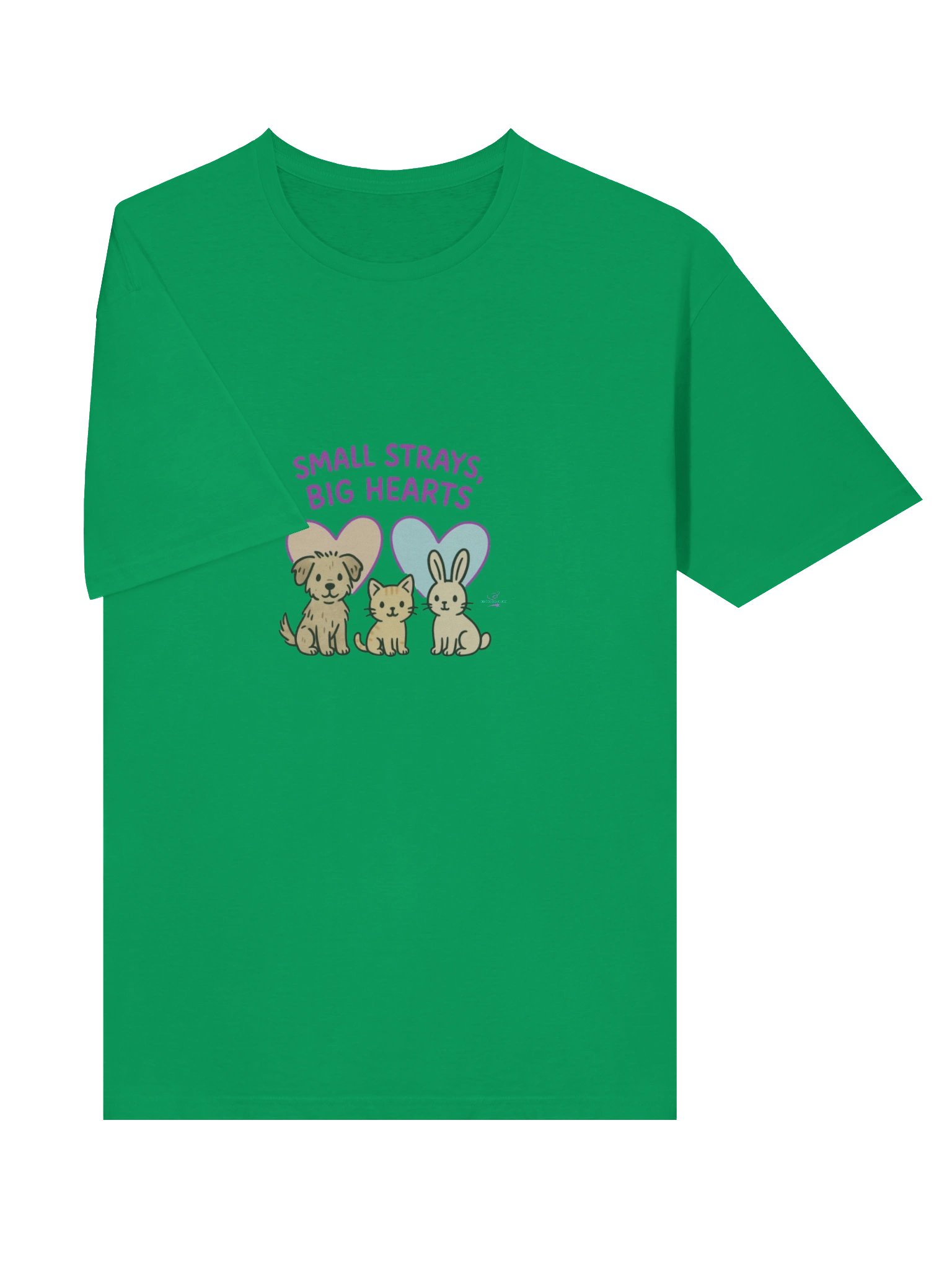 Small Strays, Big Hearts Cartoon T-Shirt product image (103)