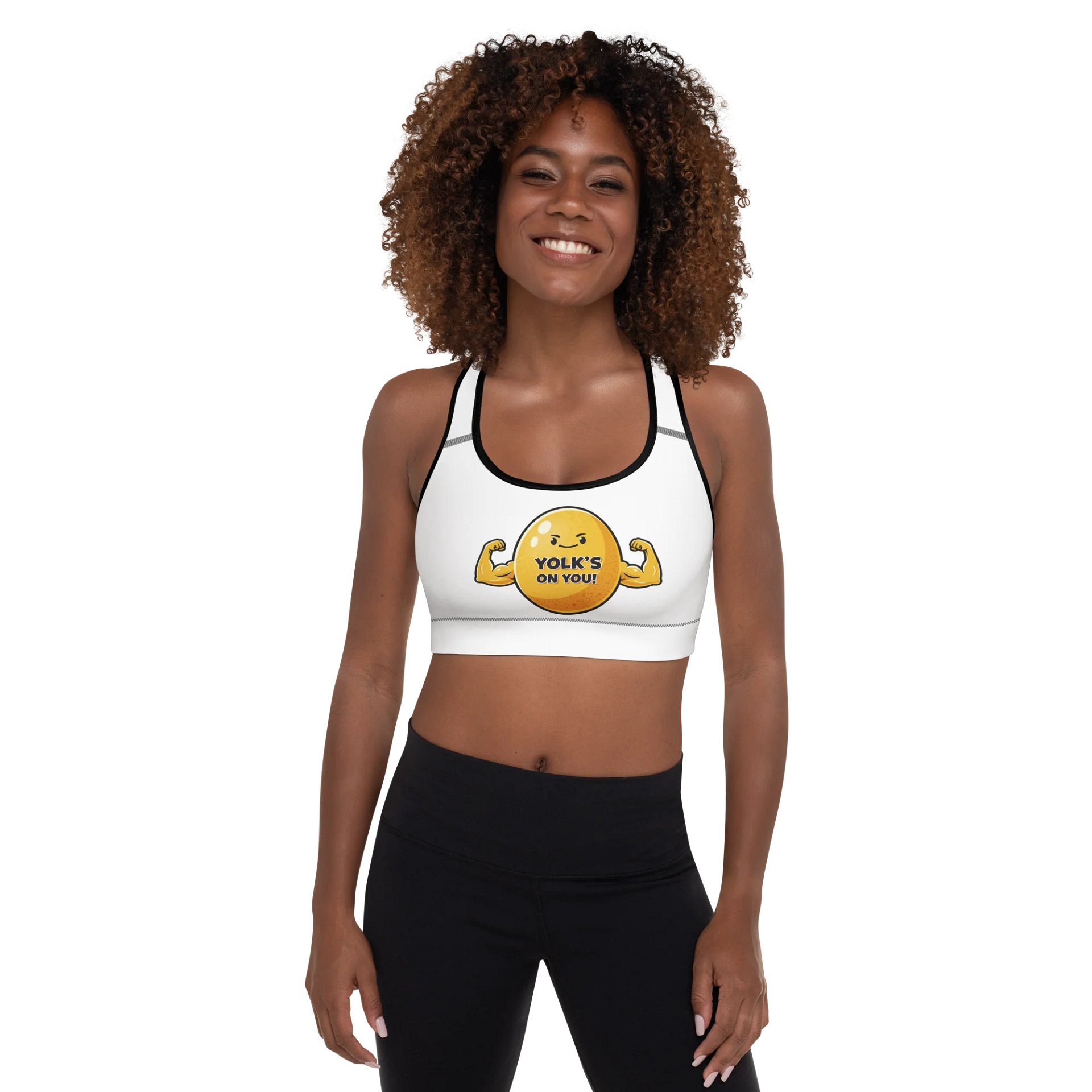 Confident Yolk All-Over Sports Bra product image (7)