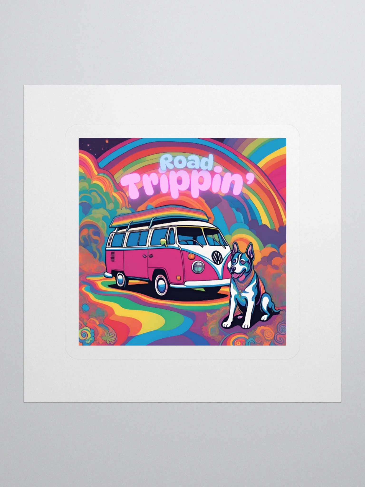 Groovy Road Trippin' Sticker product image (2)