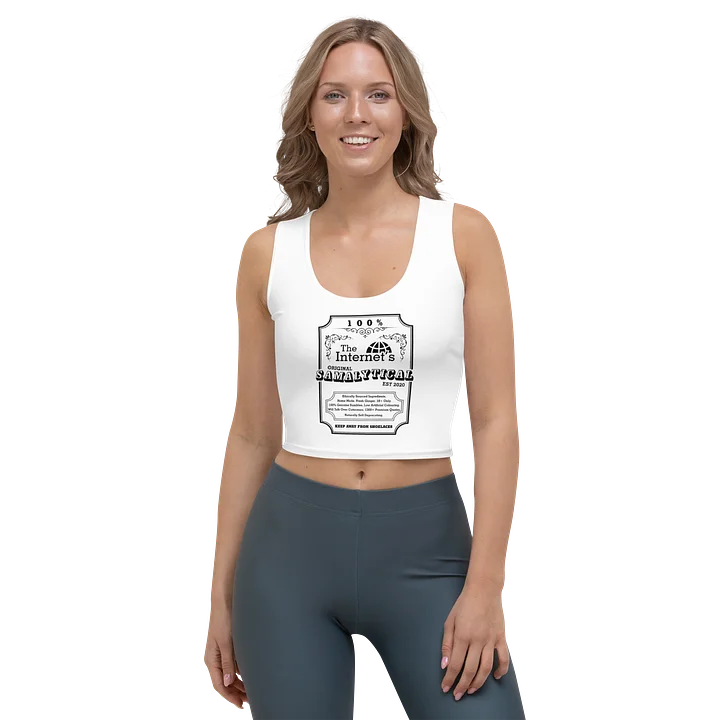 Original Samalytical Crop Top White product image (1)