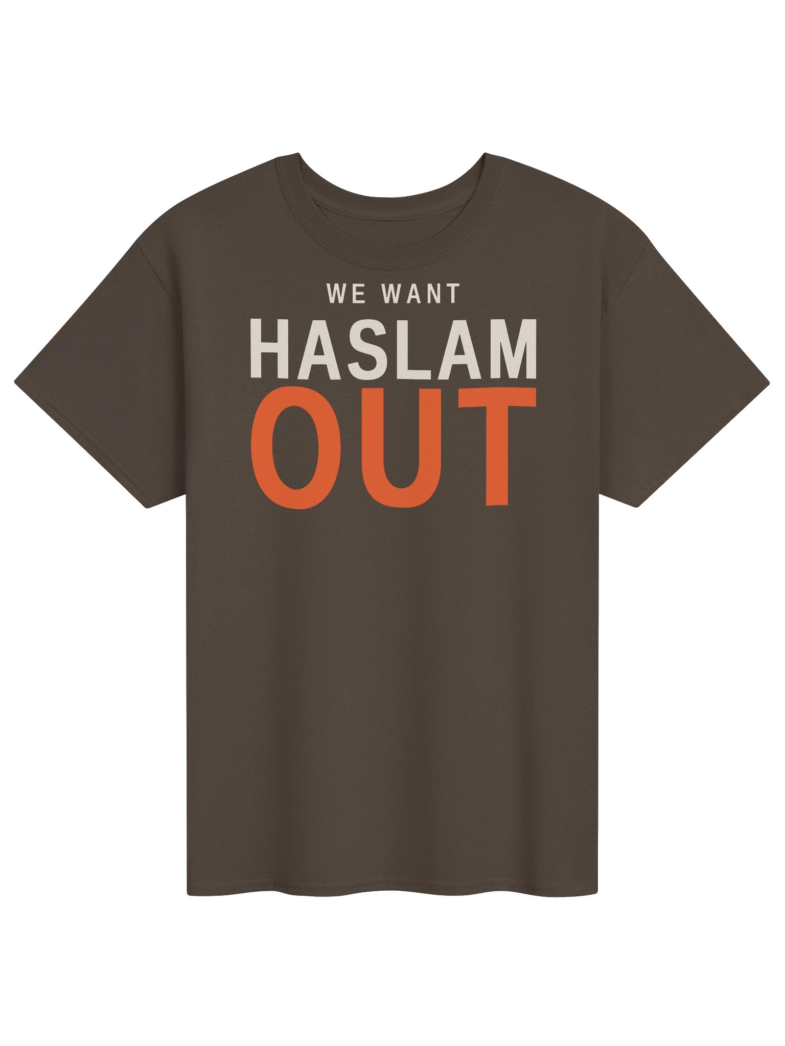 HASLAM OUT Tee - We Were Here First, We'll Be Here After product image (1)