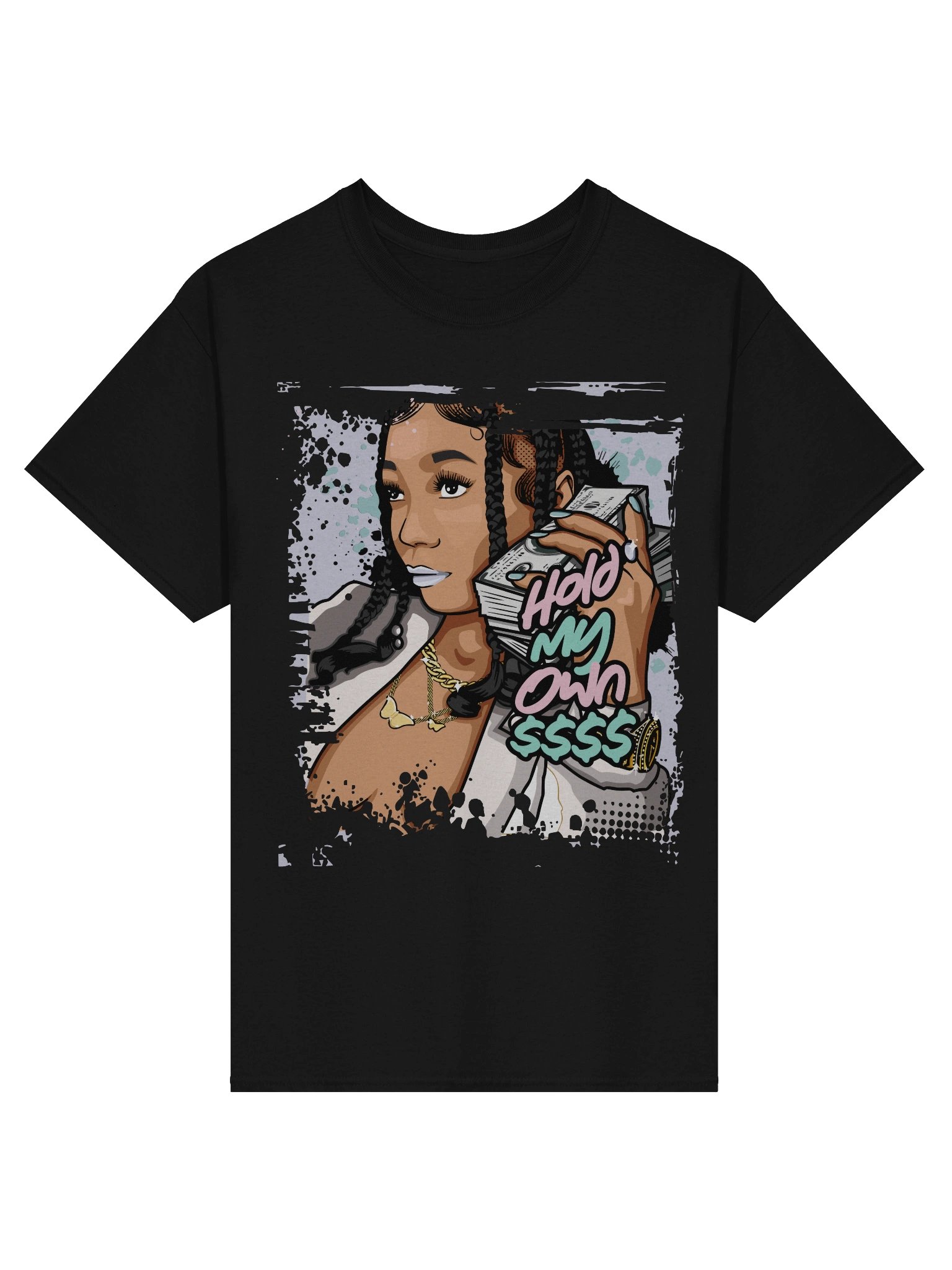 Braided Money Talk T-Shirt - Unisex T-Shirt – Premium Printed T-Shirt for Everyday Casual & Streetwear product image (1)