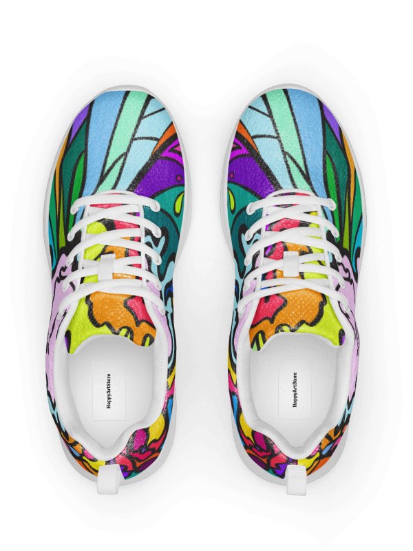 Vibrant Fusion Men's Sneakers - Wave at Sunset product image (10)