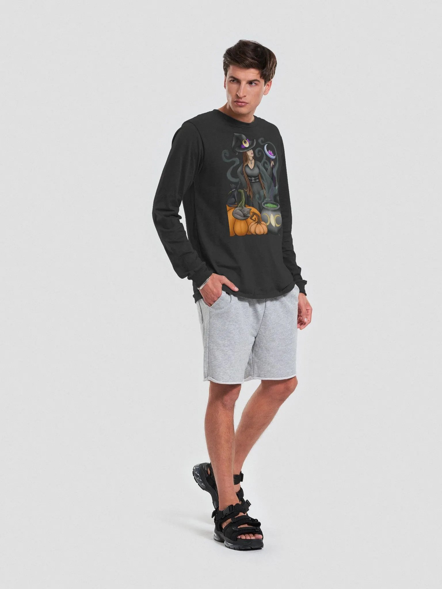 The Moon Witch Long Sleeve Unisex Tee product image (4)