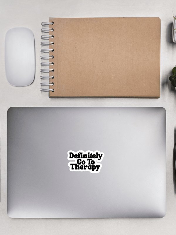 Definitely Go To Therapy Sticker product image (2)