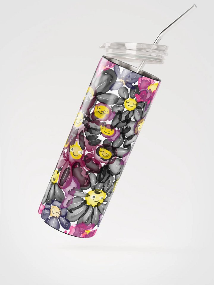 Smiling Faces Stainless Steel Tumbler product image (2)