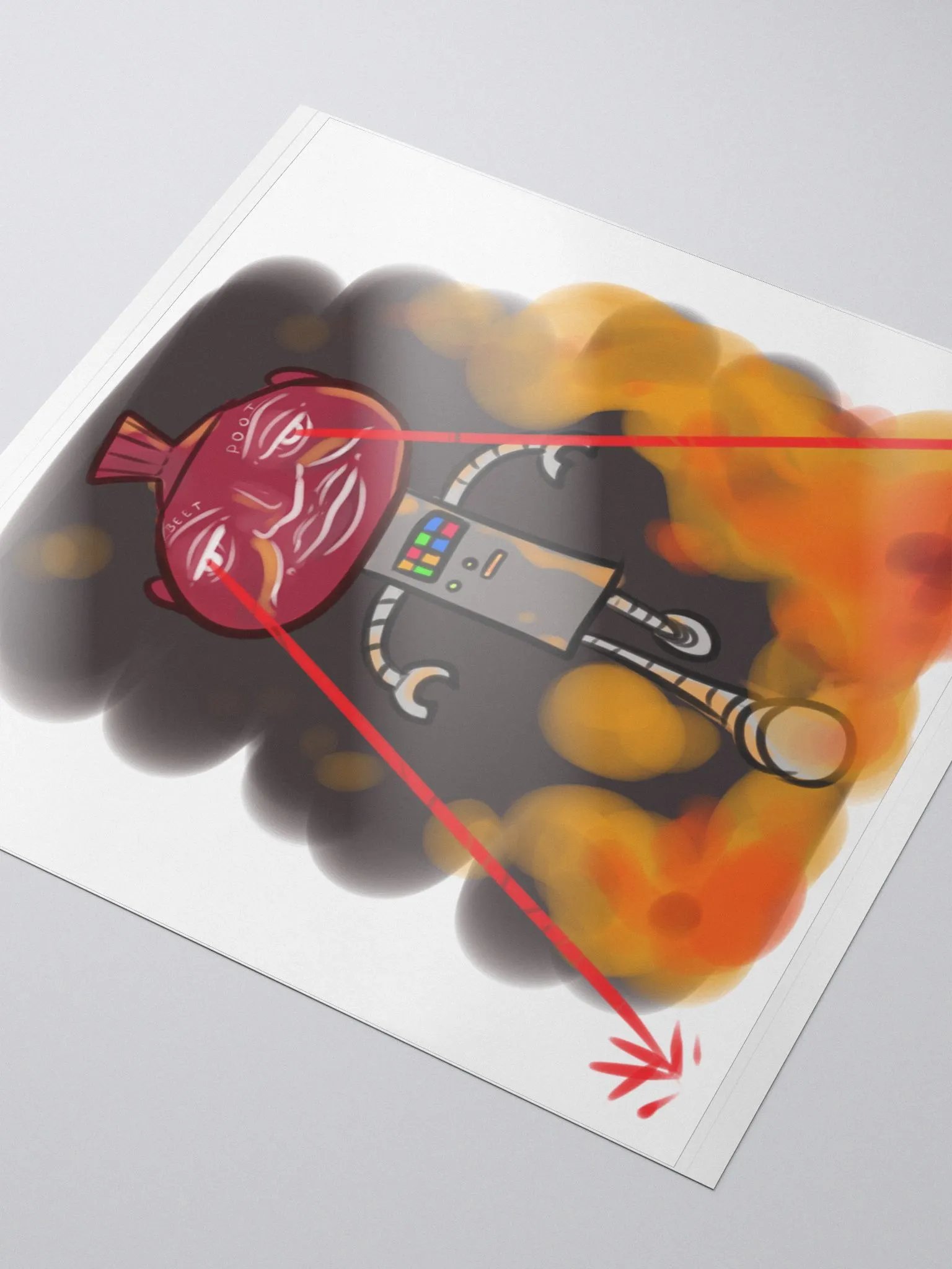 Mechapoot bubble free stickers product image (3)