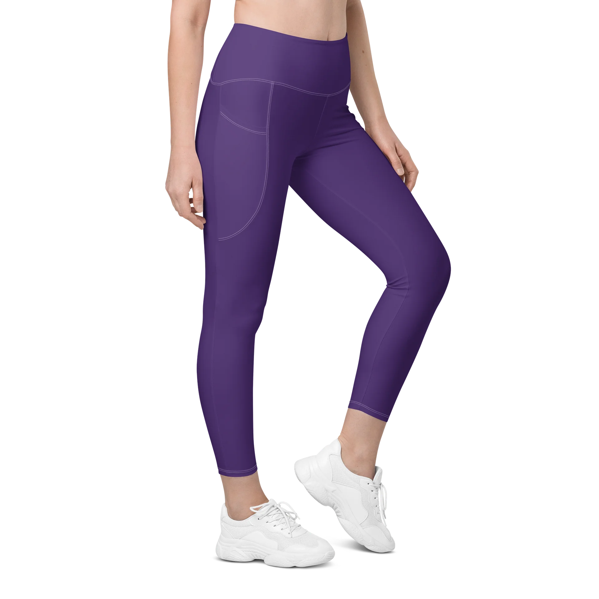 Purple Leggings with Pockets product image (5)