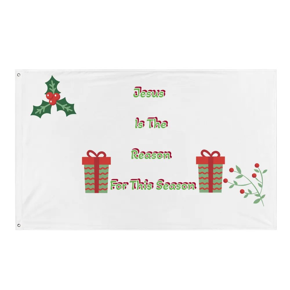 Holiday Spirit All-Over Flag product image (1)