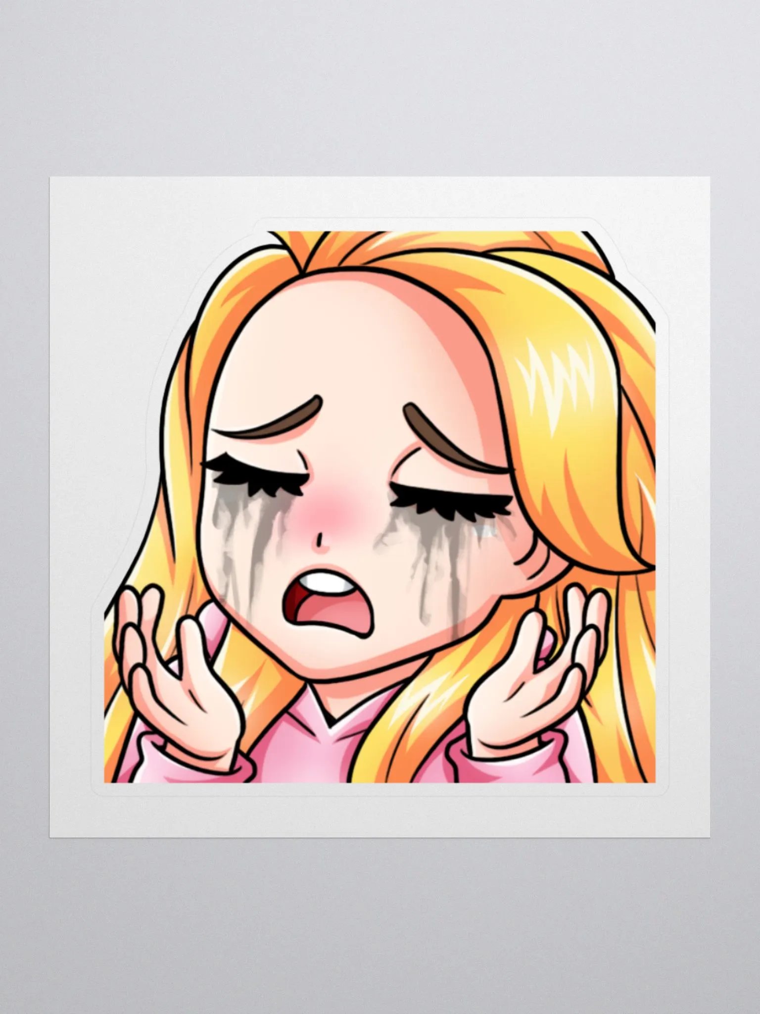Melissa Tears Emote Sticker product image (1)