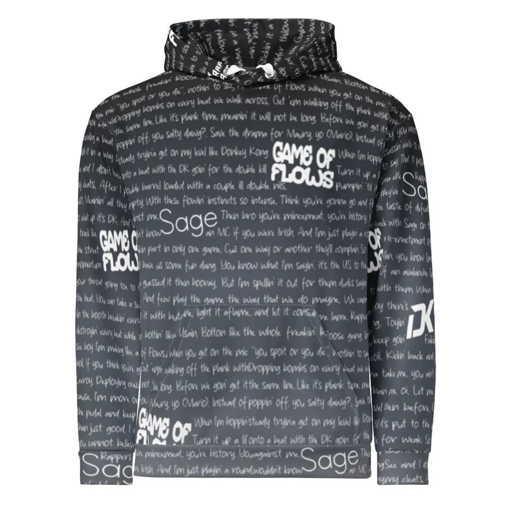 Game of Flows - DK Rap Artist & Sage - G.O.T. GREY - Unisex Hoodie product image (2)