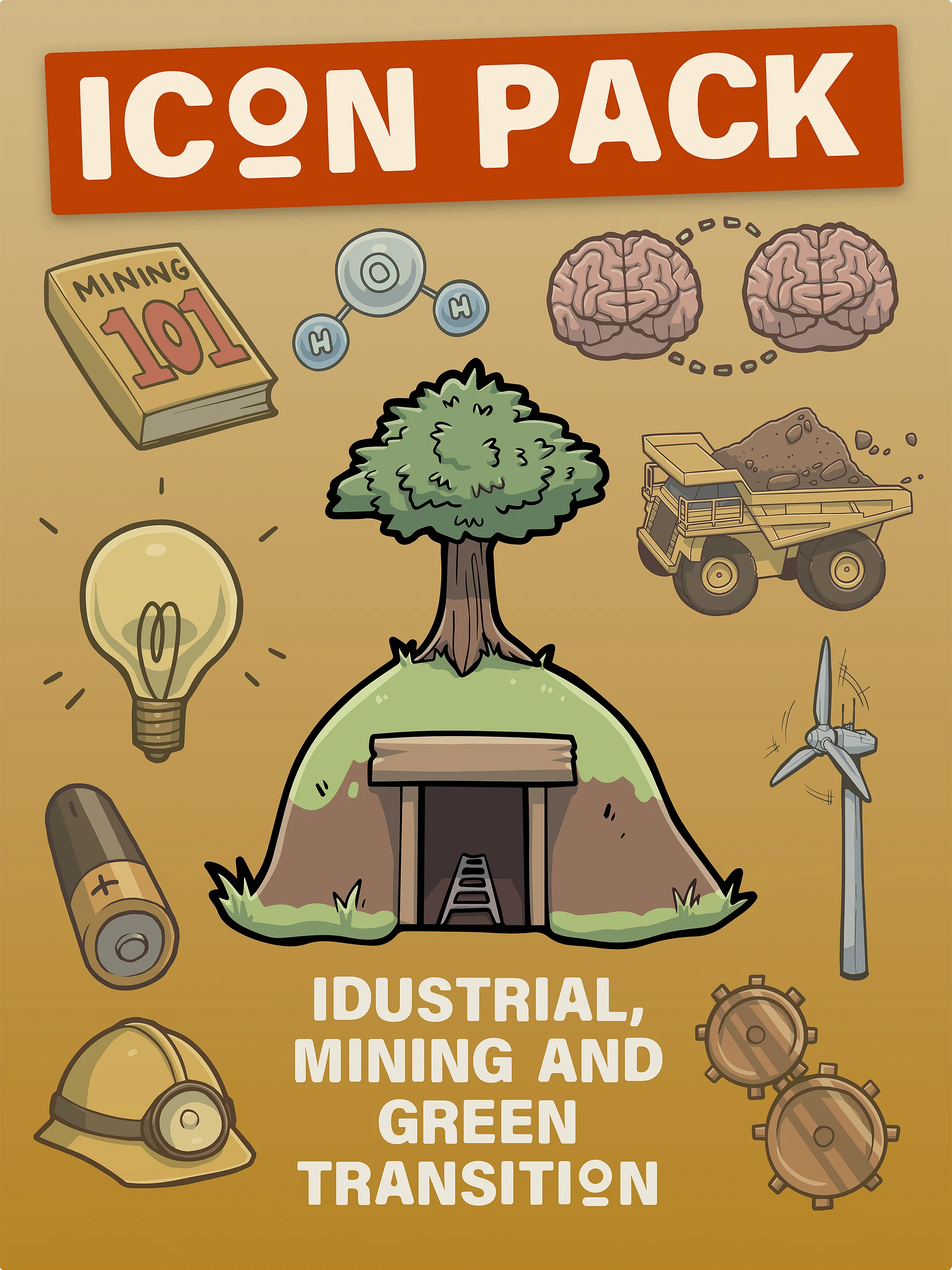 Industrial, Mining and Green Transition – Icon Pack product image (1)