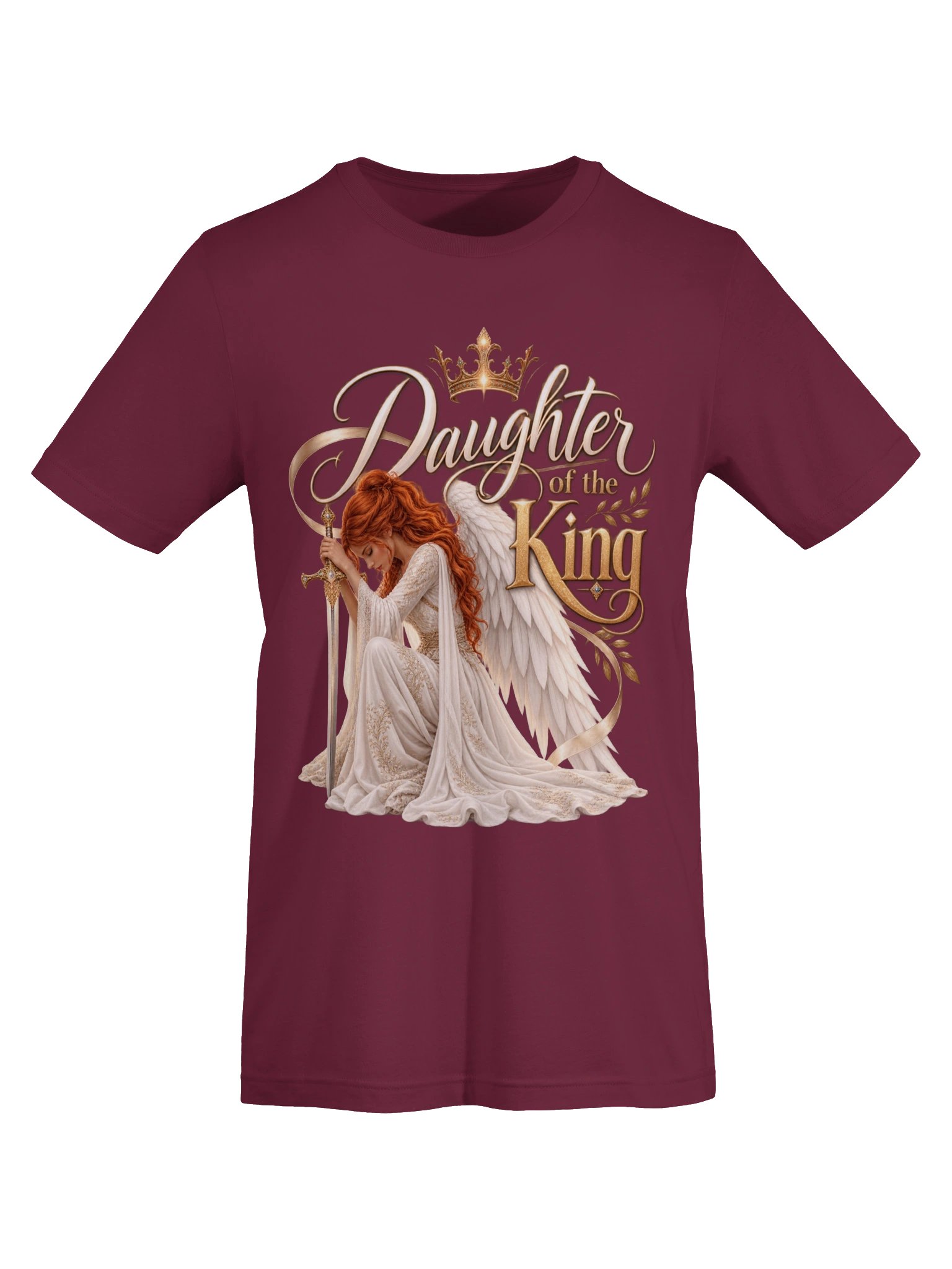 Daughter of the King Christian T-Shirt – Faith-Inspired Women’s Graphic Tee product image (133)
