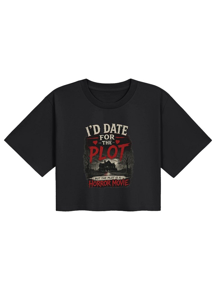 Horror Plot Date Crop Tee product image (5)