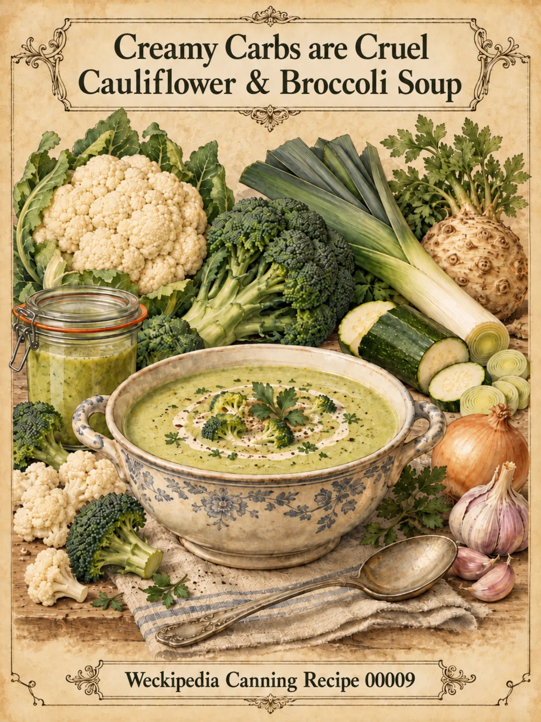 Creamy Carbs are Cruel Cauliflower & Broccoli Soup product image (1)