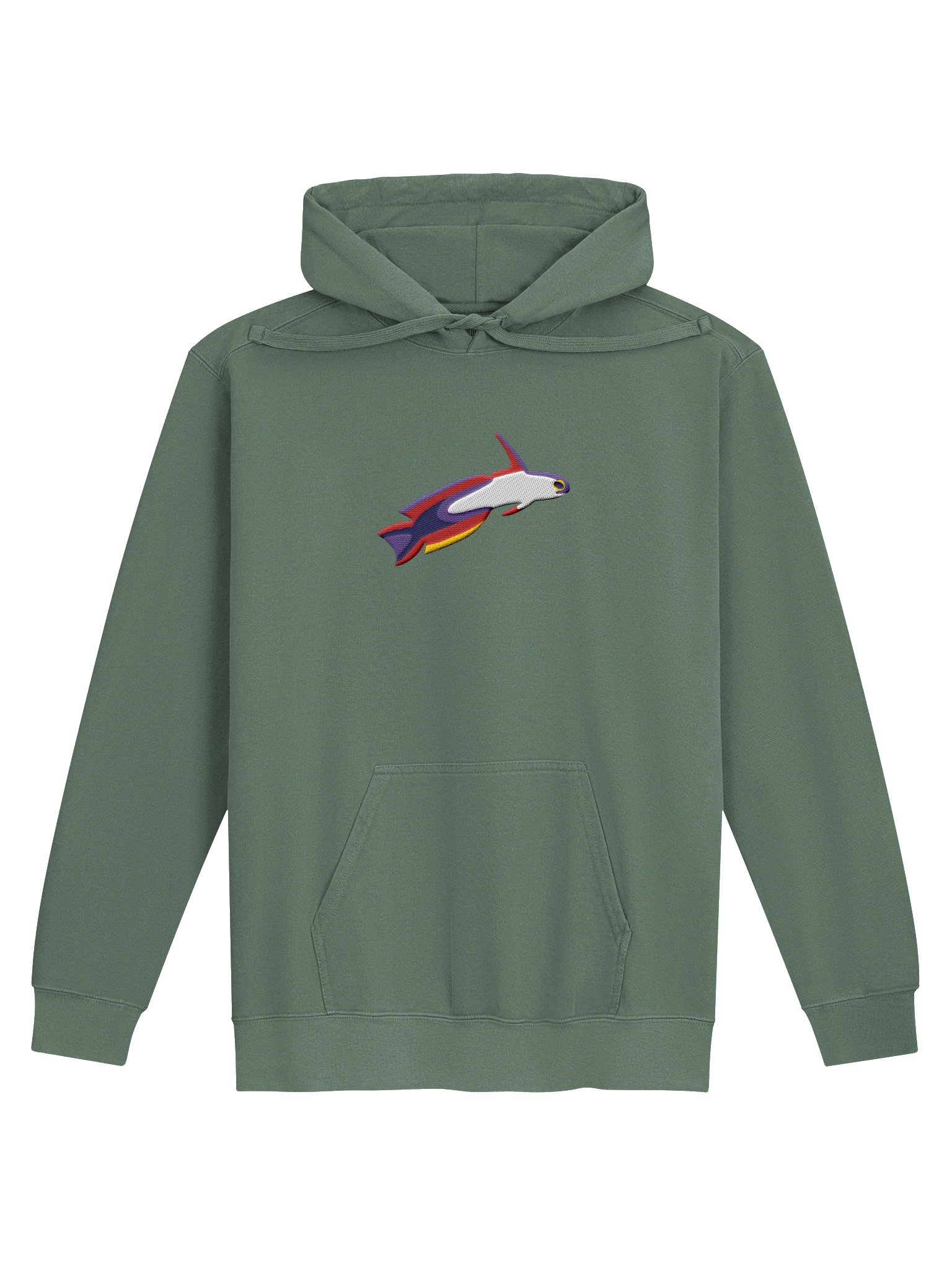 Purple Firefish Goby Embroidered Hoodie | Saltwater Reef Aquarium Fish & Ocean Lover Apparel SEO Description product image (4)