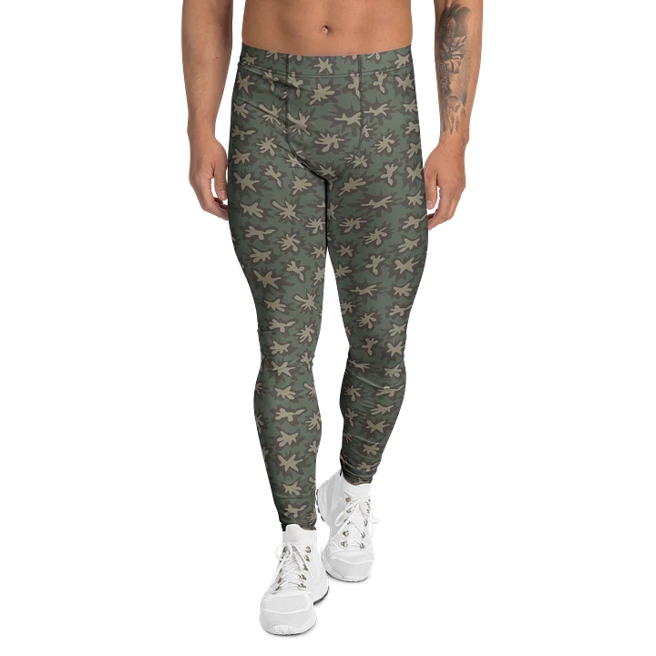 Bold Camo Splash Men's Leggings for Active Wear product image (1)