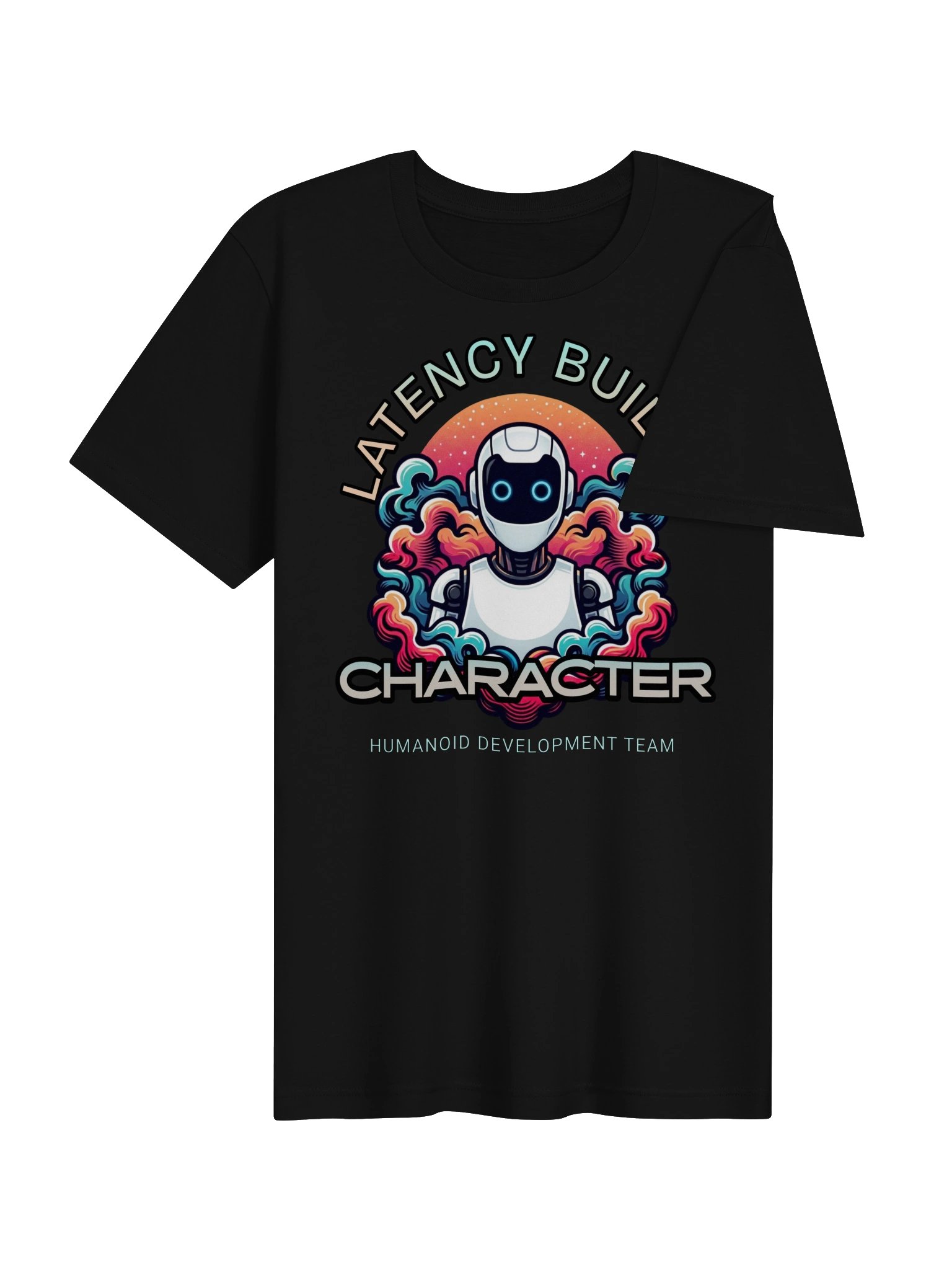 Latency Builds Character | Humanoid Robotics Tee product image (4)