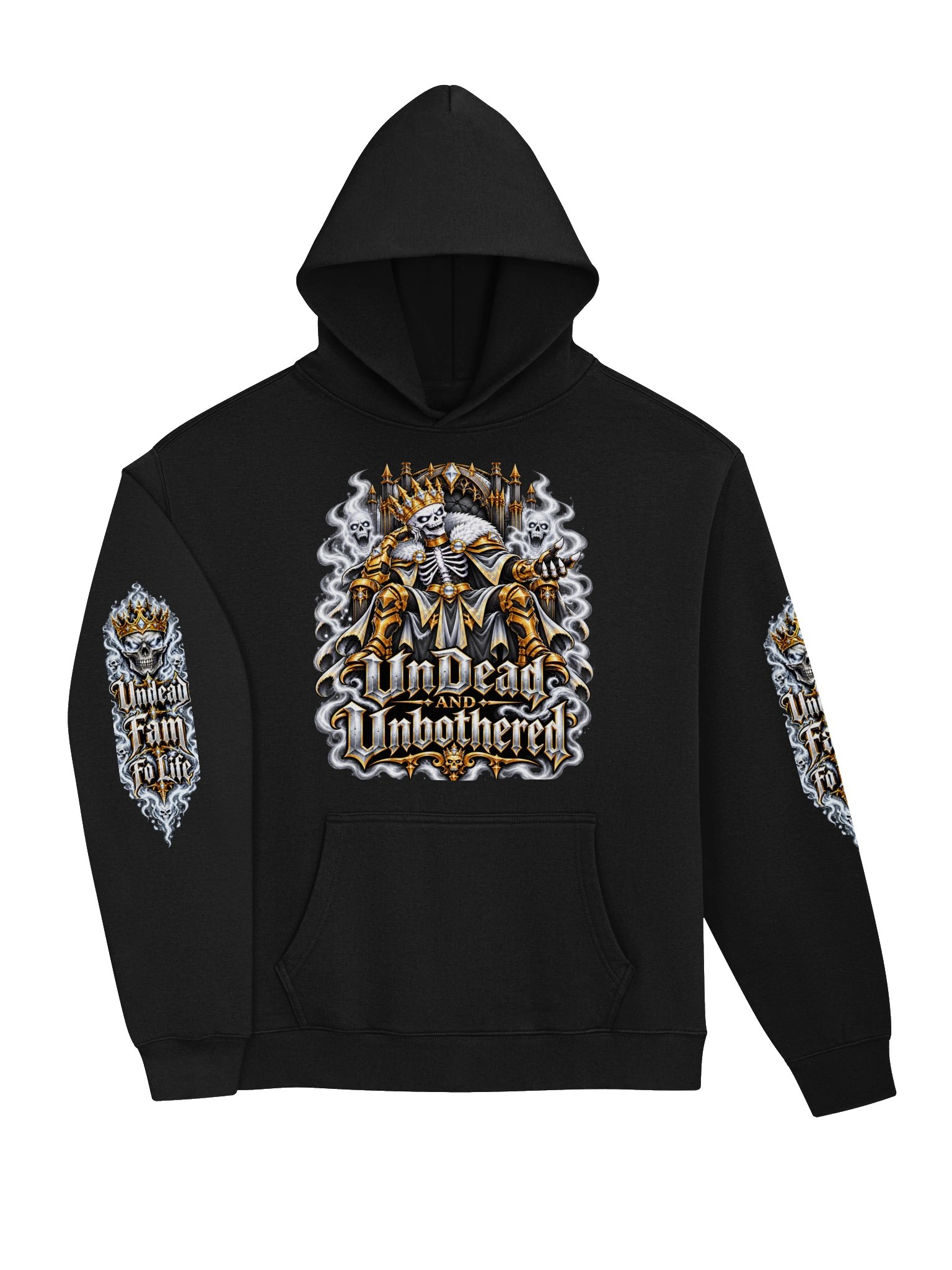 Undead and Unbothered Hoodie (White) product image (3)