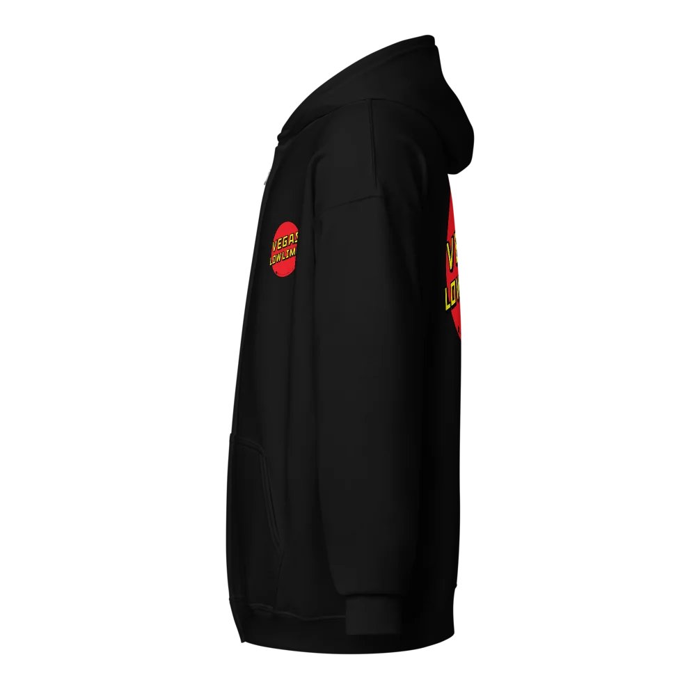 Vegas Low Limit Zip Hoodie: Bold & Comfortable product image (3)