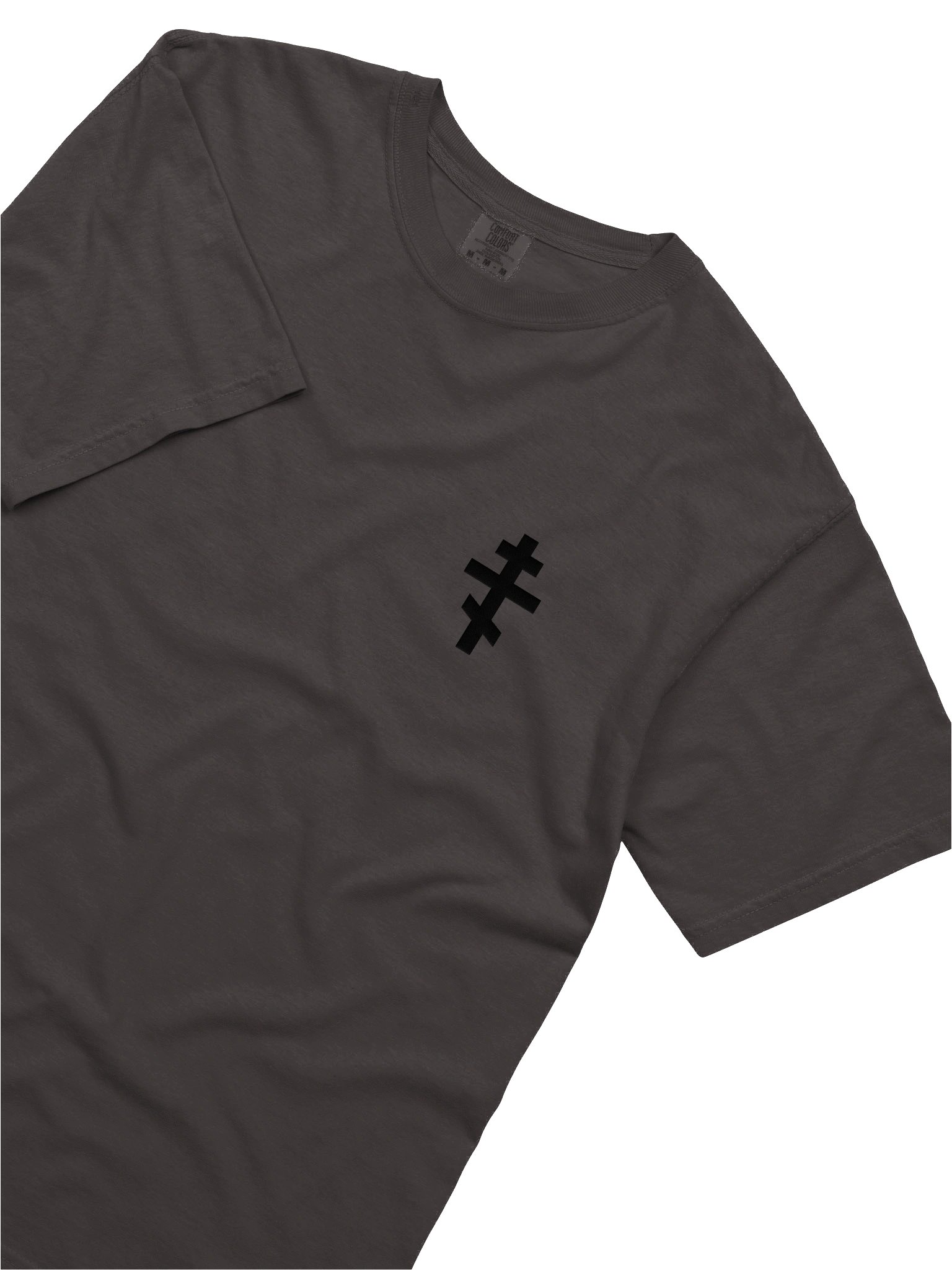Embroidered Orthodox Cross Heavyweight Tee product image (4)