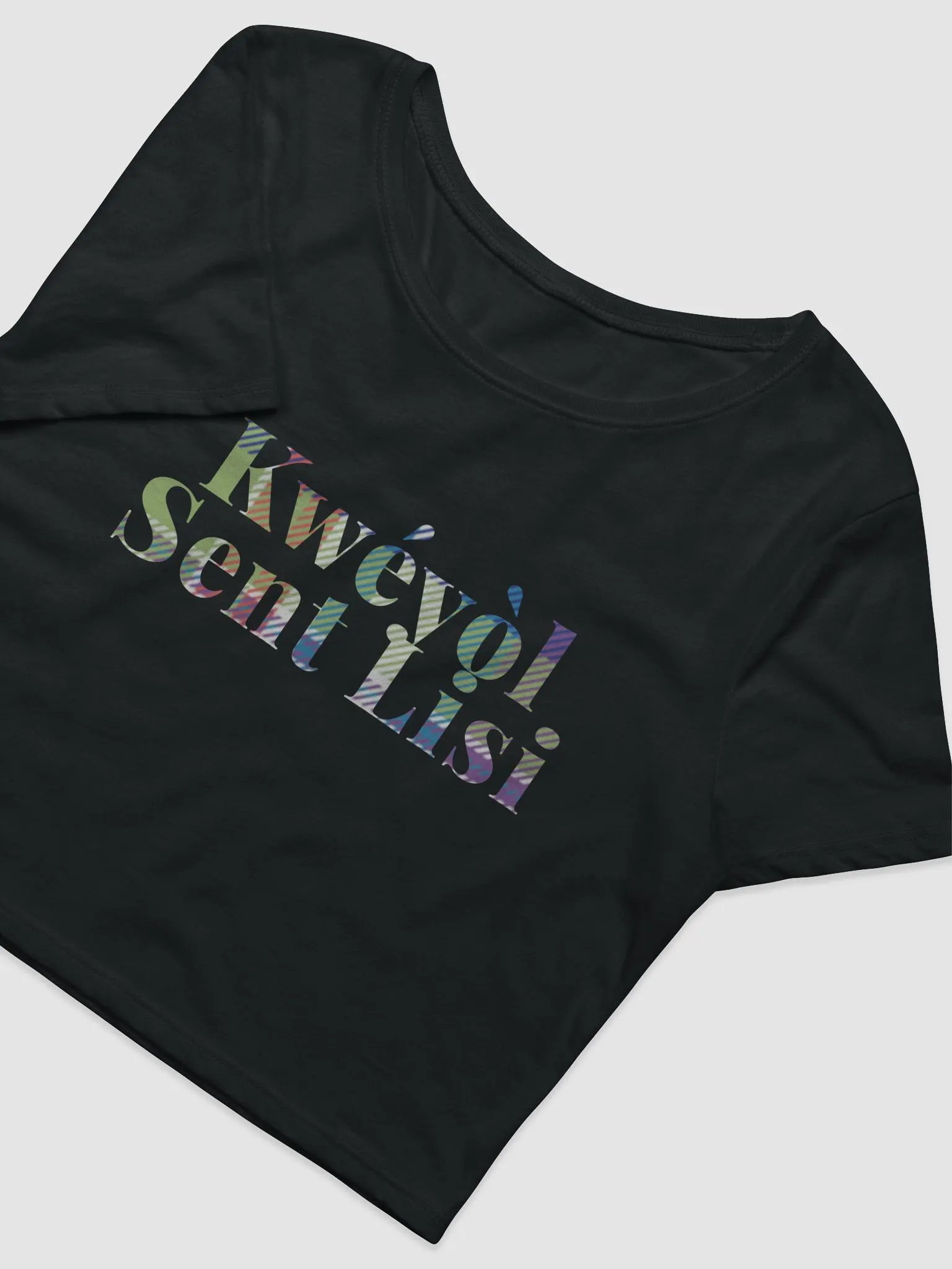 Kwéyòl Sent Lisi Crop Tee product image (4)