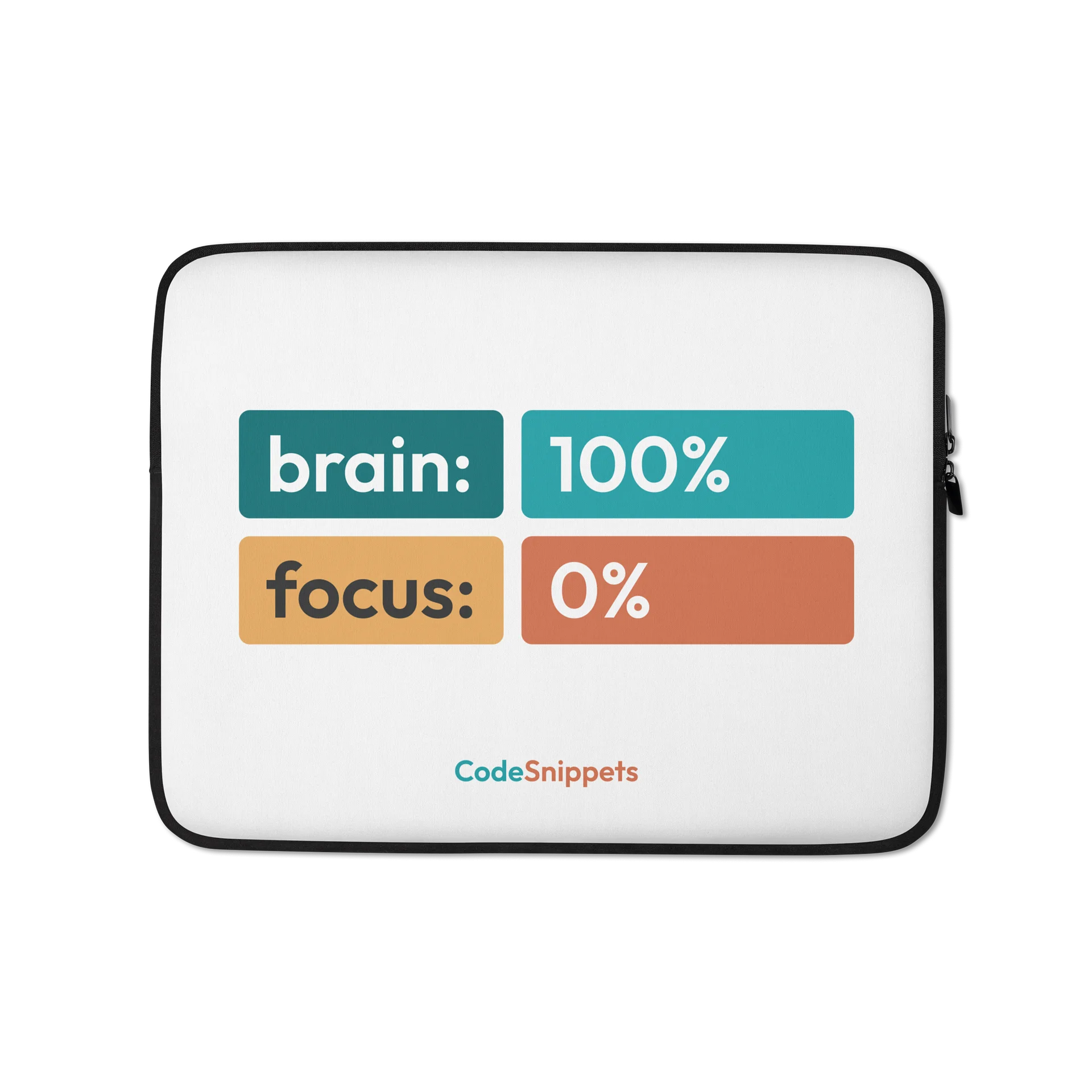 100% Brain Laptop Sleeve product image (1)