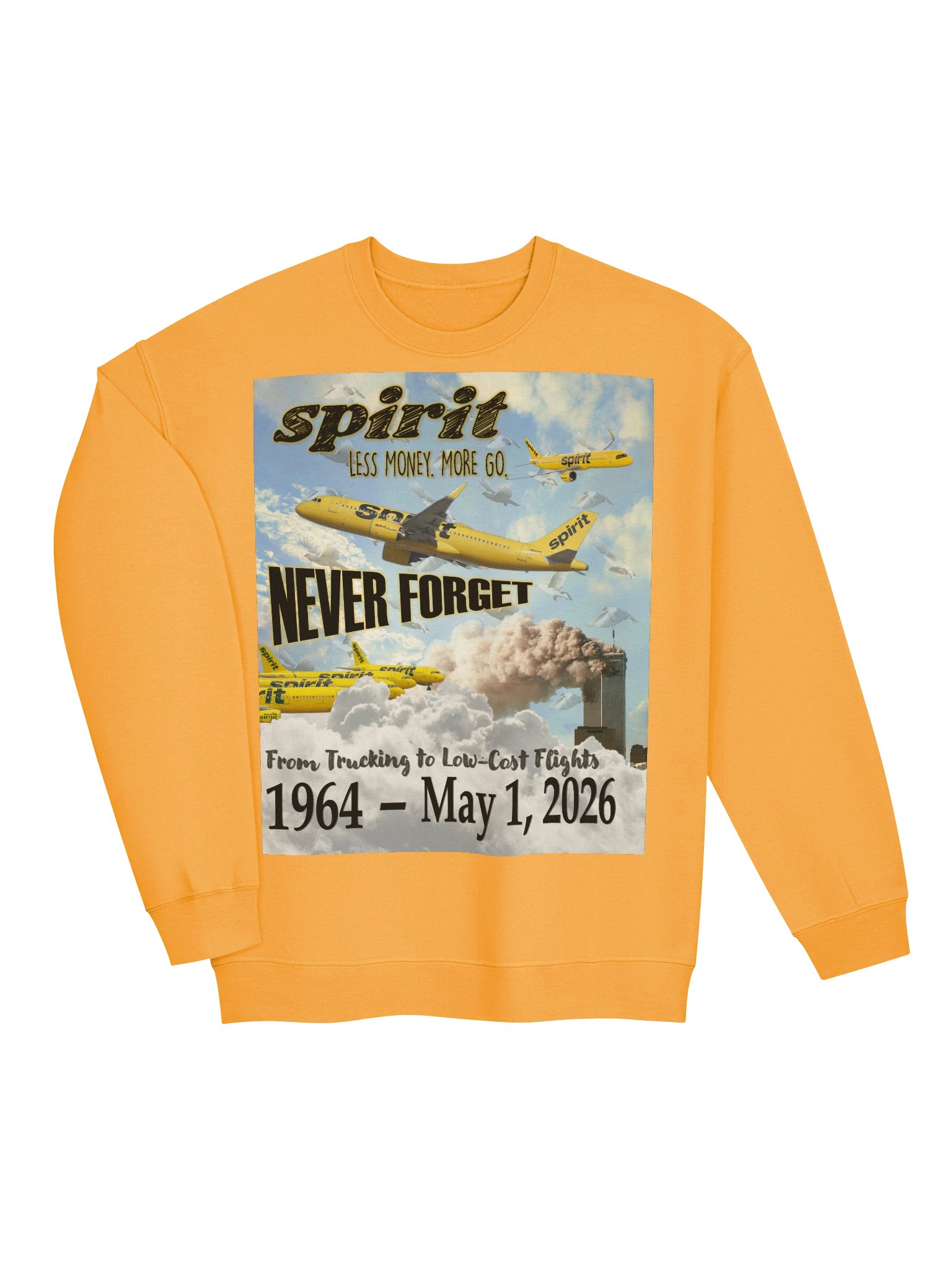 NEVER FORGET SPIRIT AIRLINES 🙏🏾🕊️✨ — SWEATSHIRT (Front ONLY) product image (23)