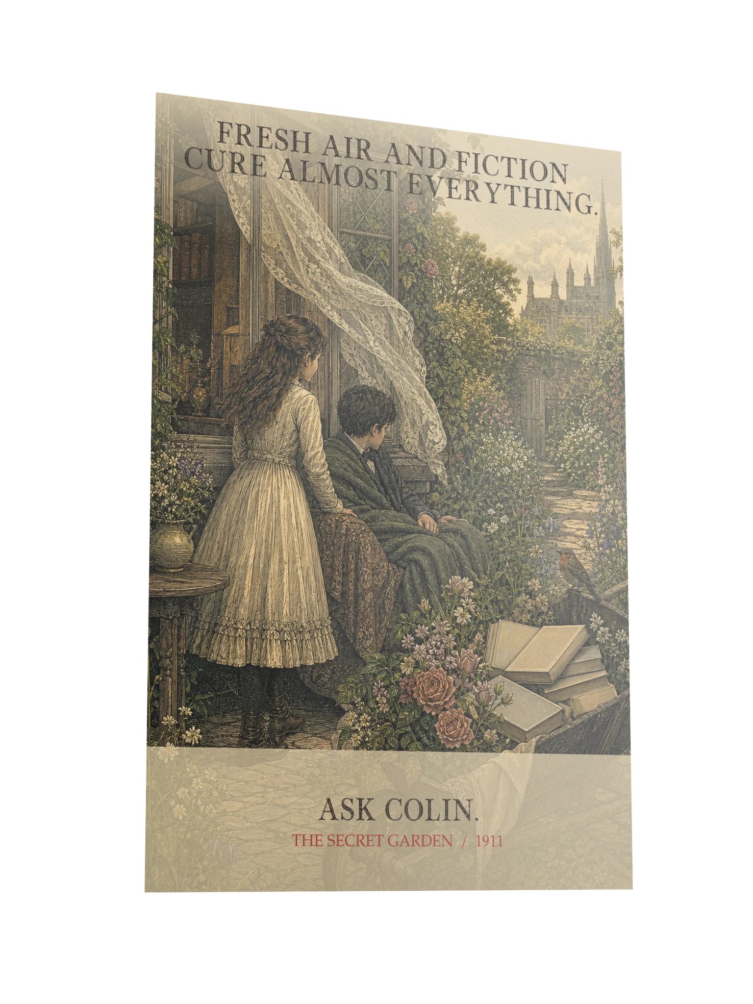 Fresh Air Fiction Cure Almost Everything Ask -- The Secret Garden Art Print product image (10)