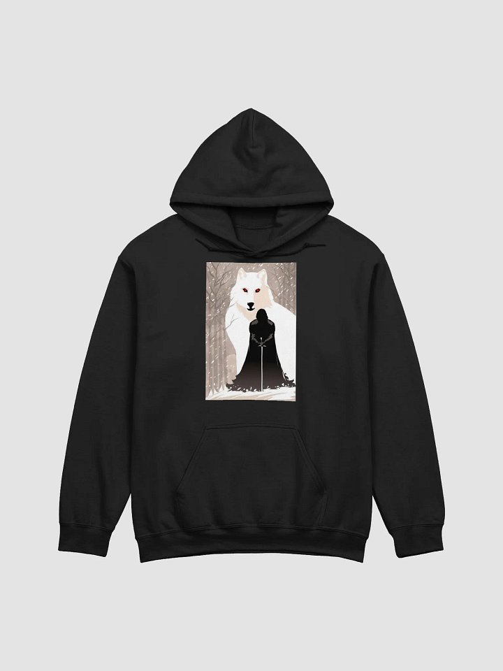 Jon Snow And Ghost GOT Hoodie product image (10)