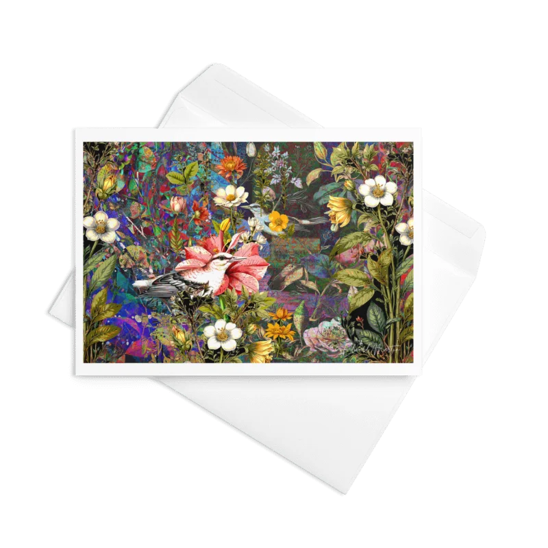 Garden of Colorful Secrets by Edward Martin Card product image (1)