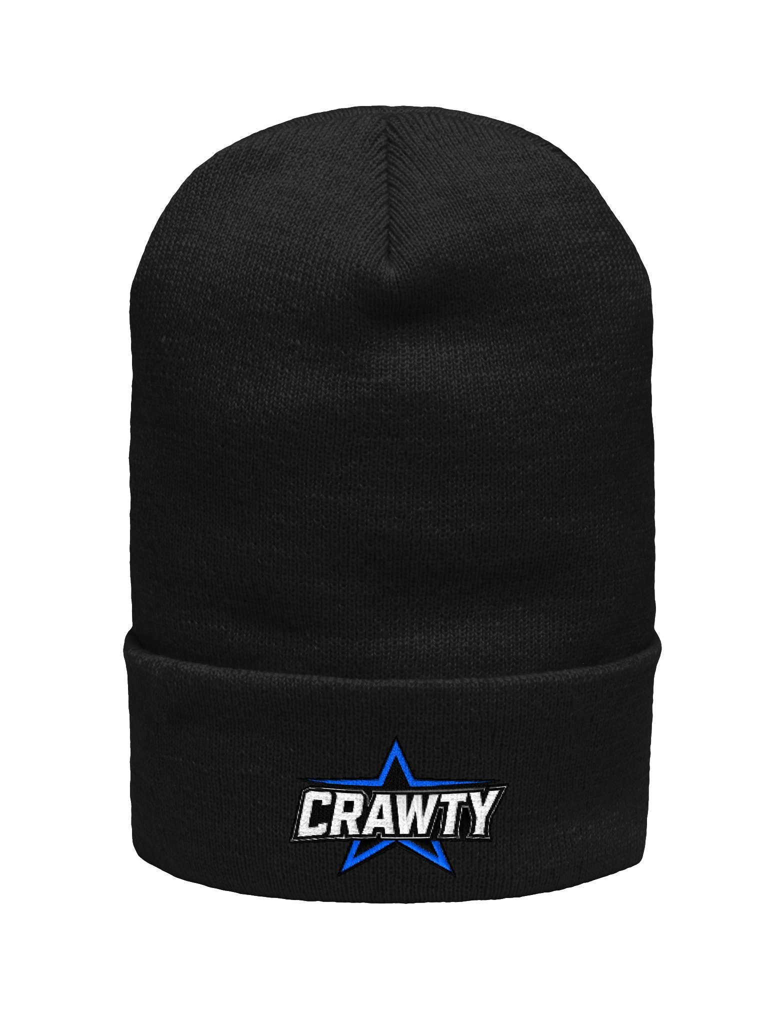 CRAWTY Blue Star Cuffed Beanie product image (1)