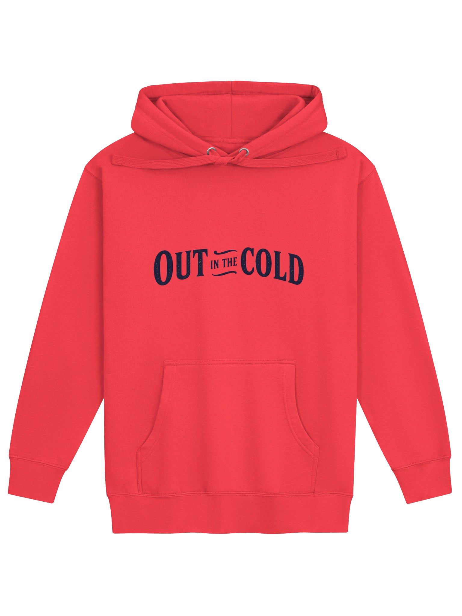 Out in the Cold Blue Text Hoodie product image (1)