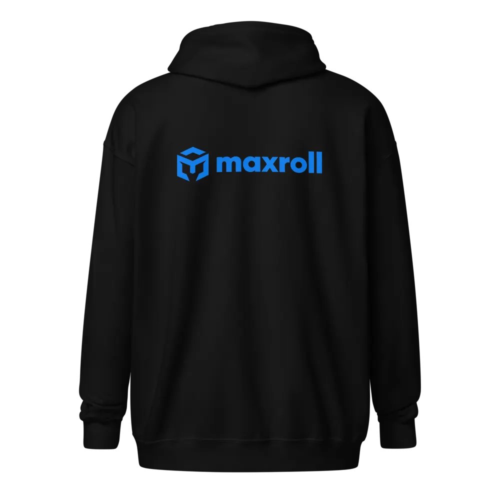 Maxroll Embroidered Zip Hoodie product image (1)
