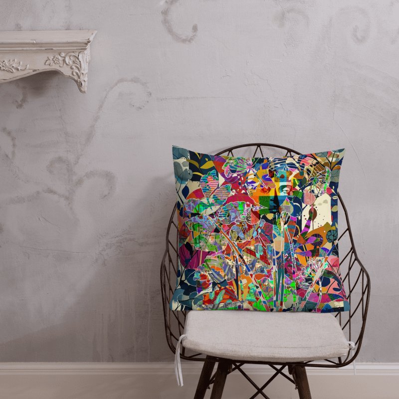 Vibrant Collage All-Over Pillow product image (6)