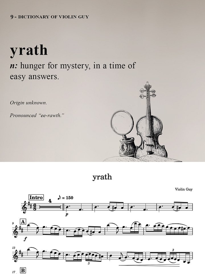 yrath - Sheet Music product image (1)