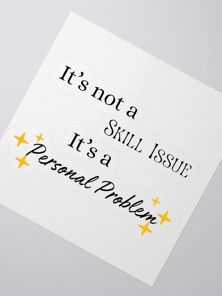 Personal Problem Sticker product image (5)