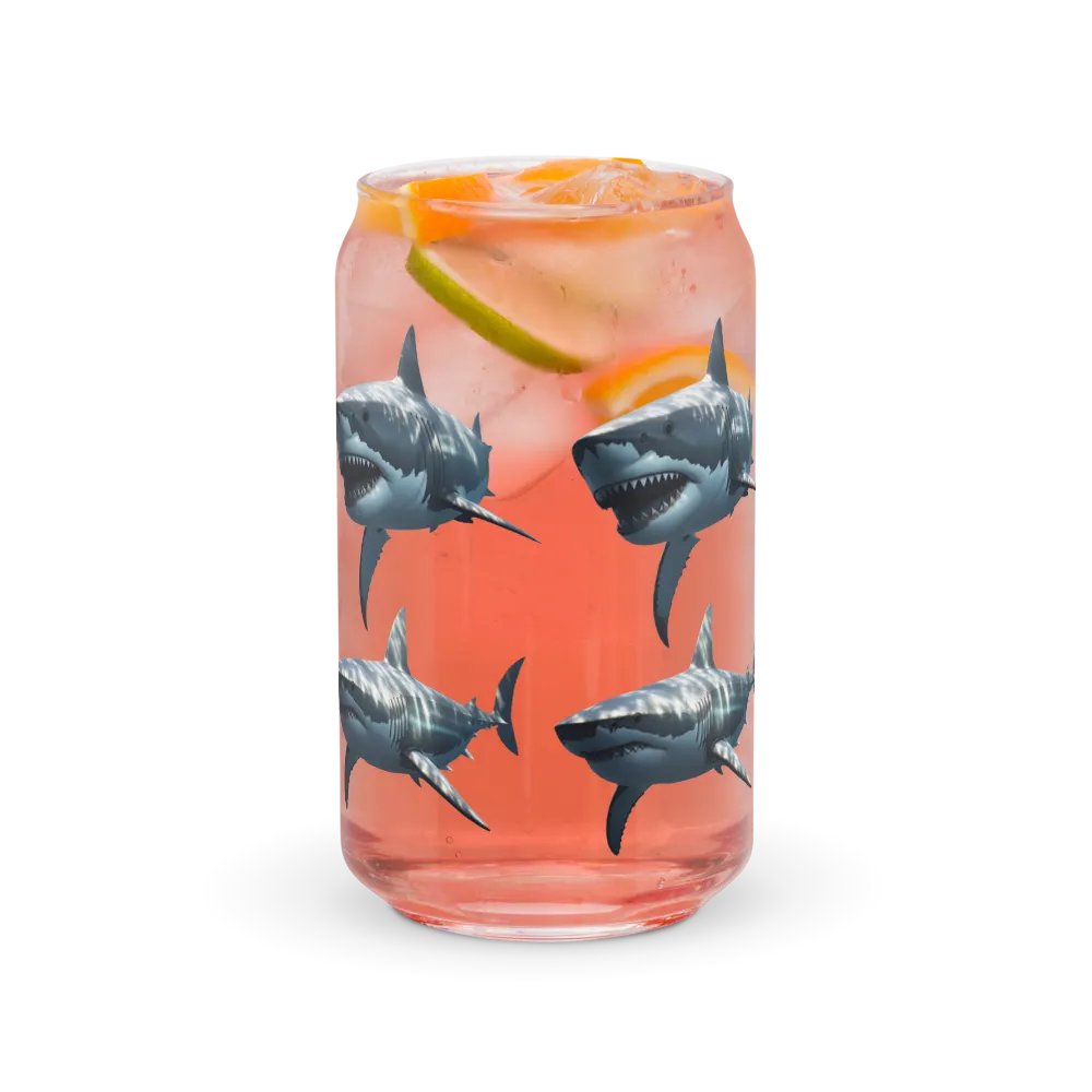 Shark Attack Can-Shaped Glass product image (37)