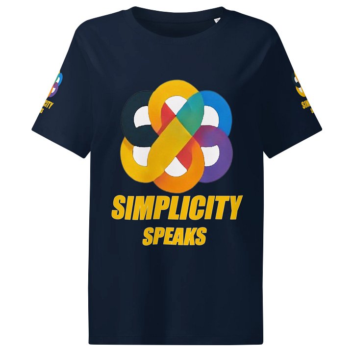 Simplicity Speaks Organic T-Shirt product image (1)