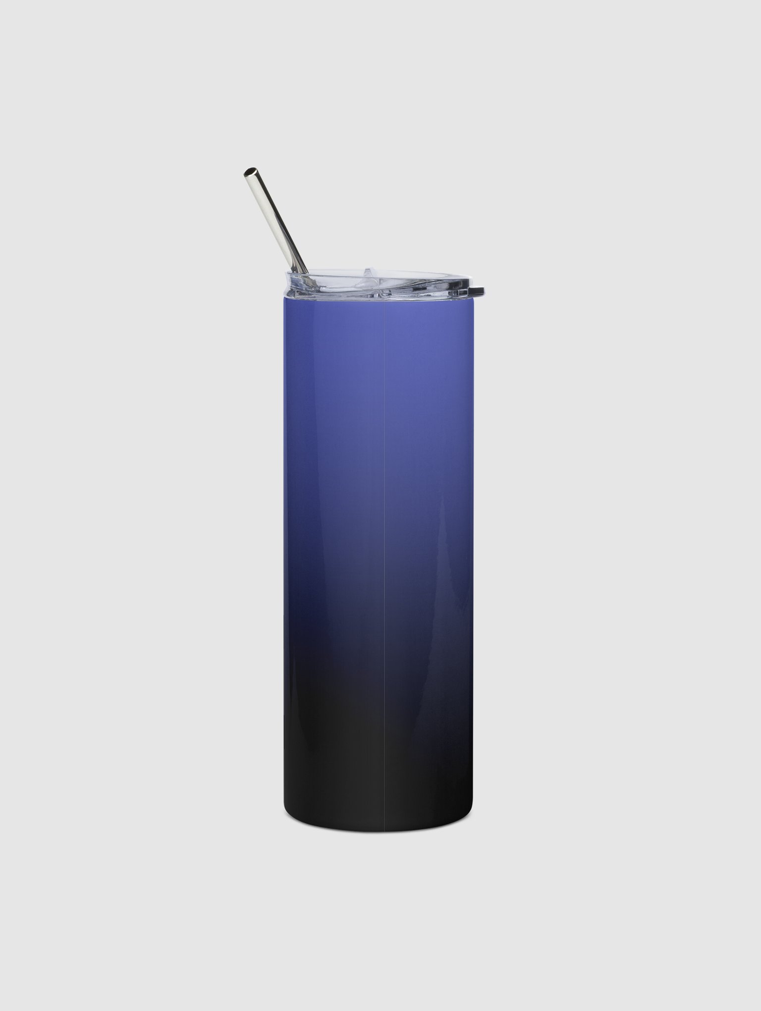 Stainless steel tumbler | Dark Mode | Blue Fade product image (4)
