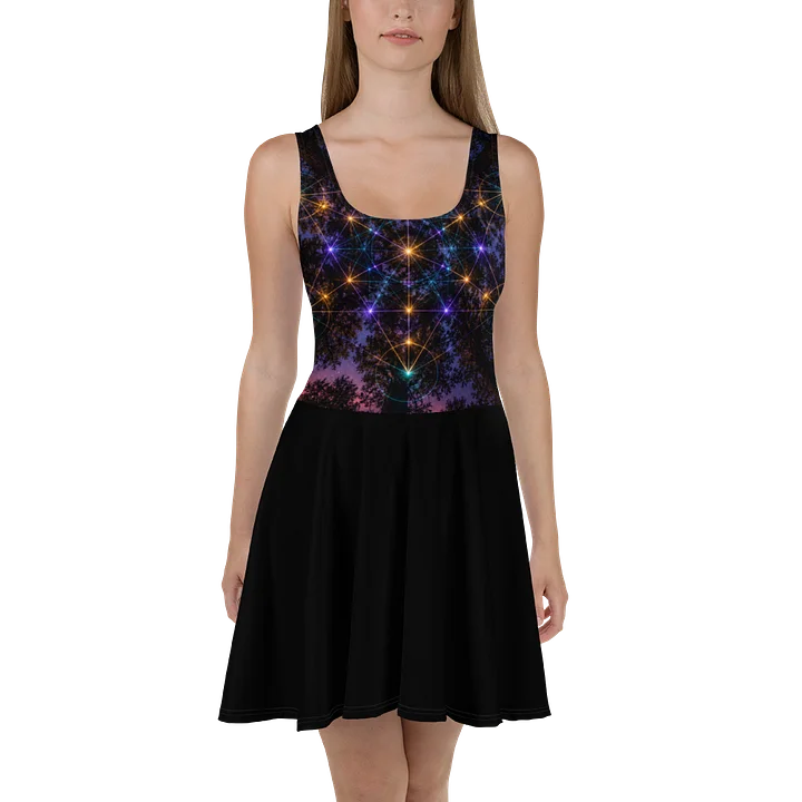 Starlit Frequency Skater Dress product image (2)