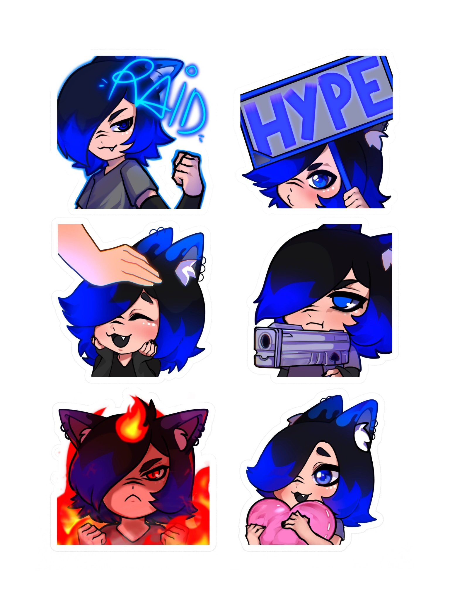 Emote Sticker Sheet 3 product image (3)